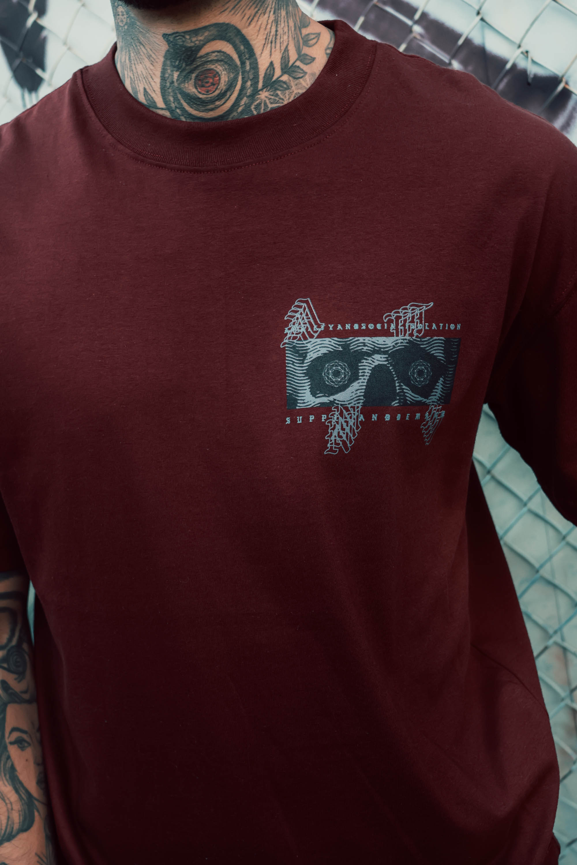 Playera Anxiety Vino