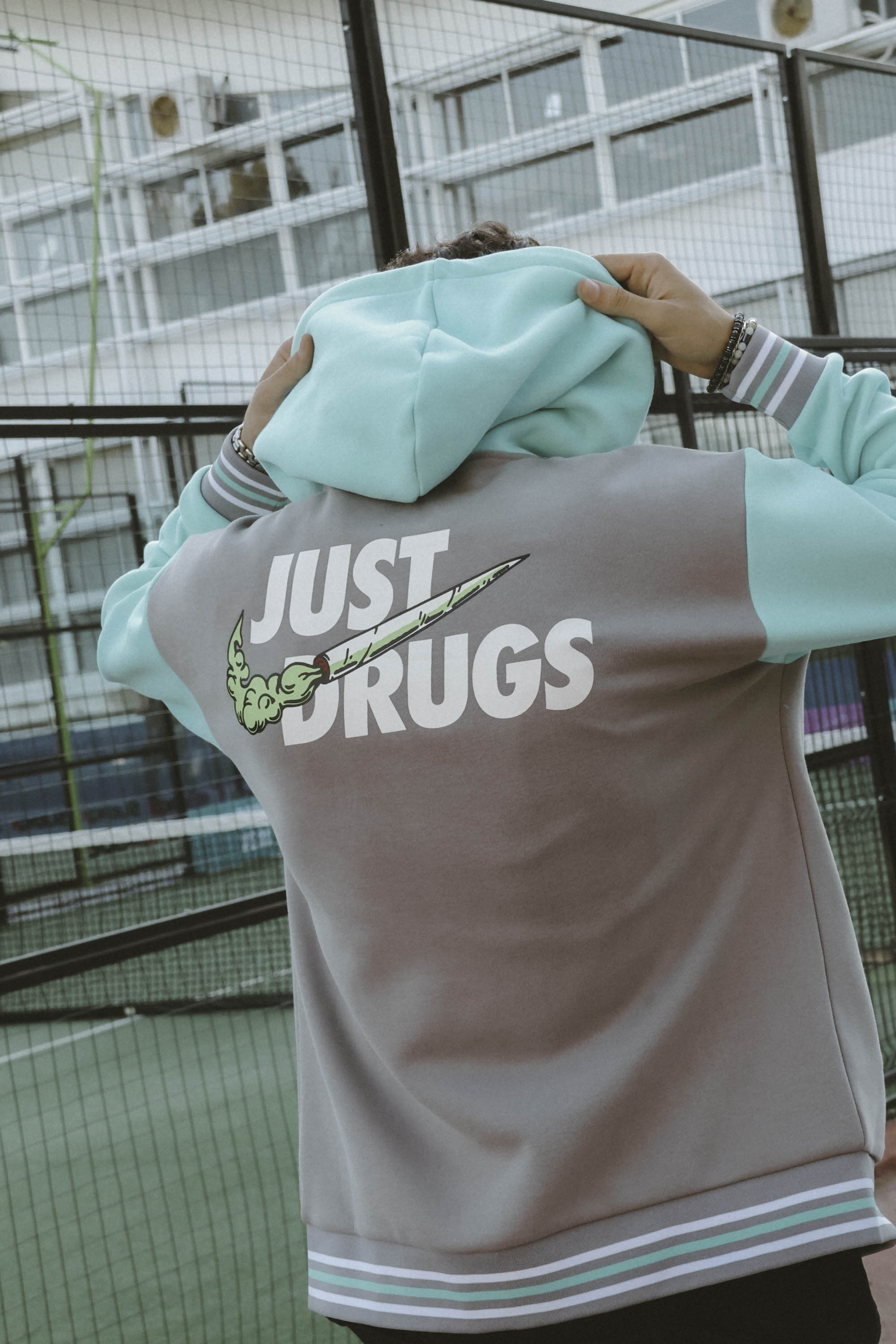 Sudadera Universitaria Just Drugs