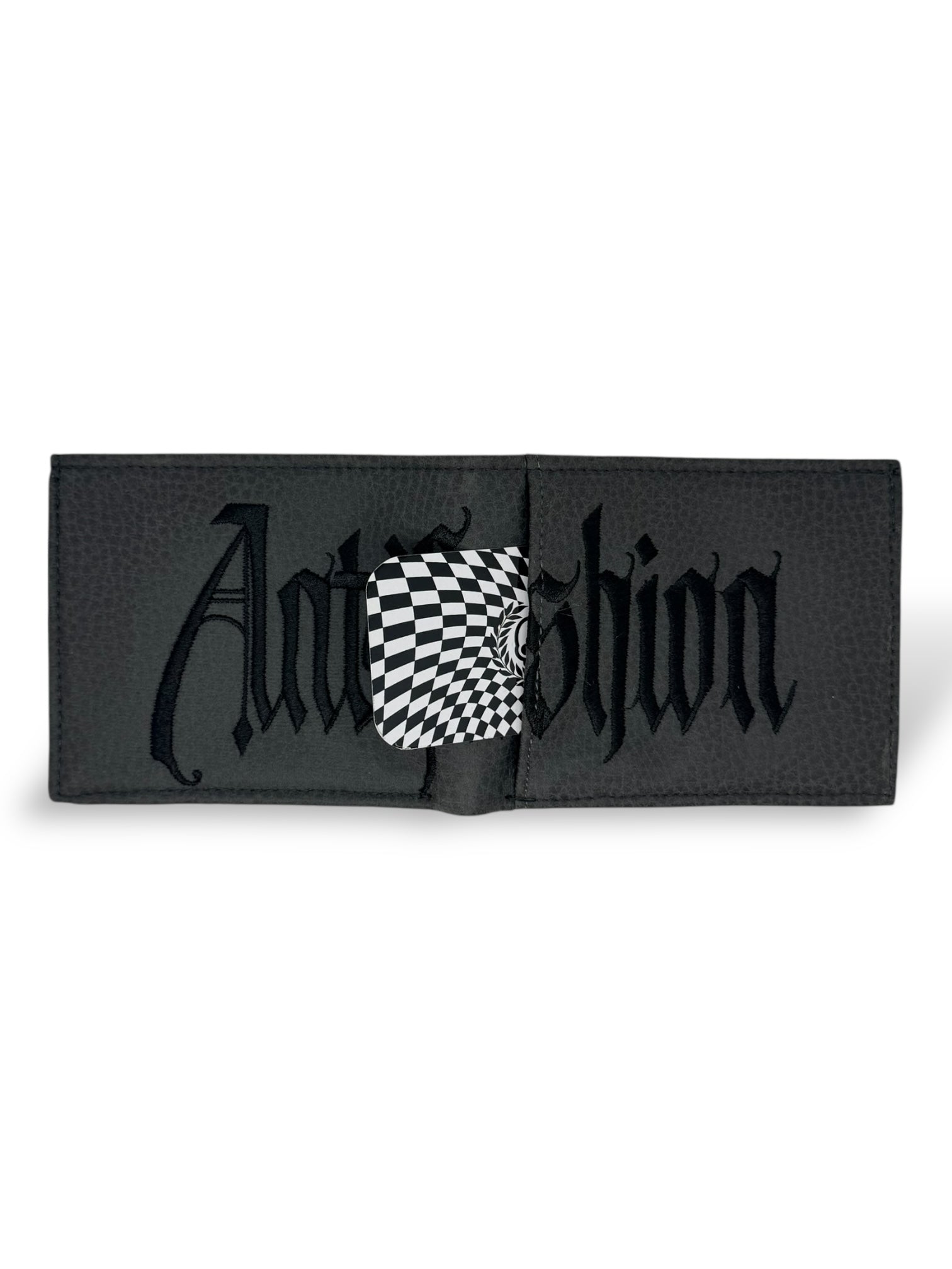 Cartera Gothic Letter Gris