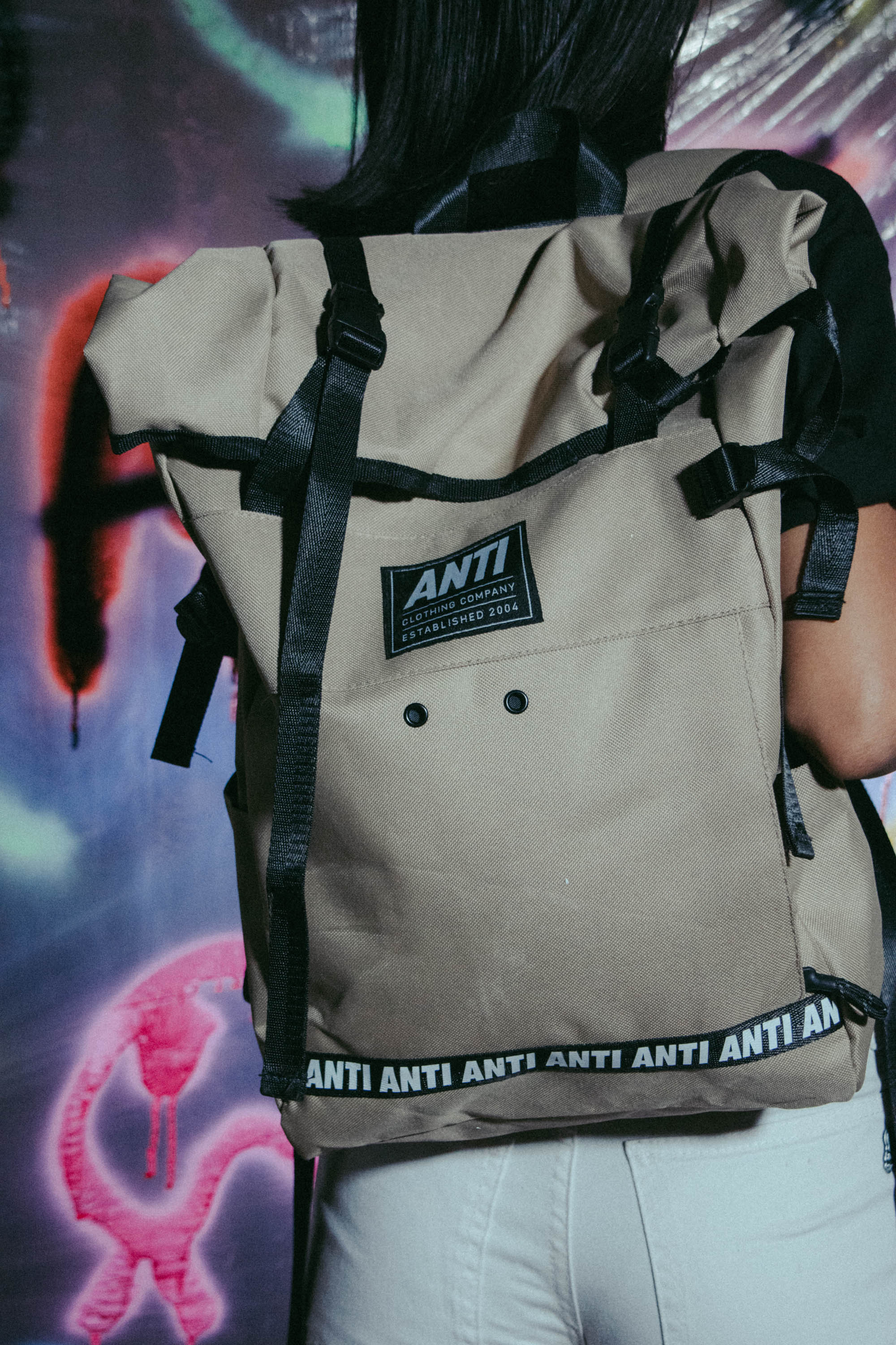 Mochila Camping Beige