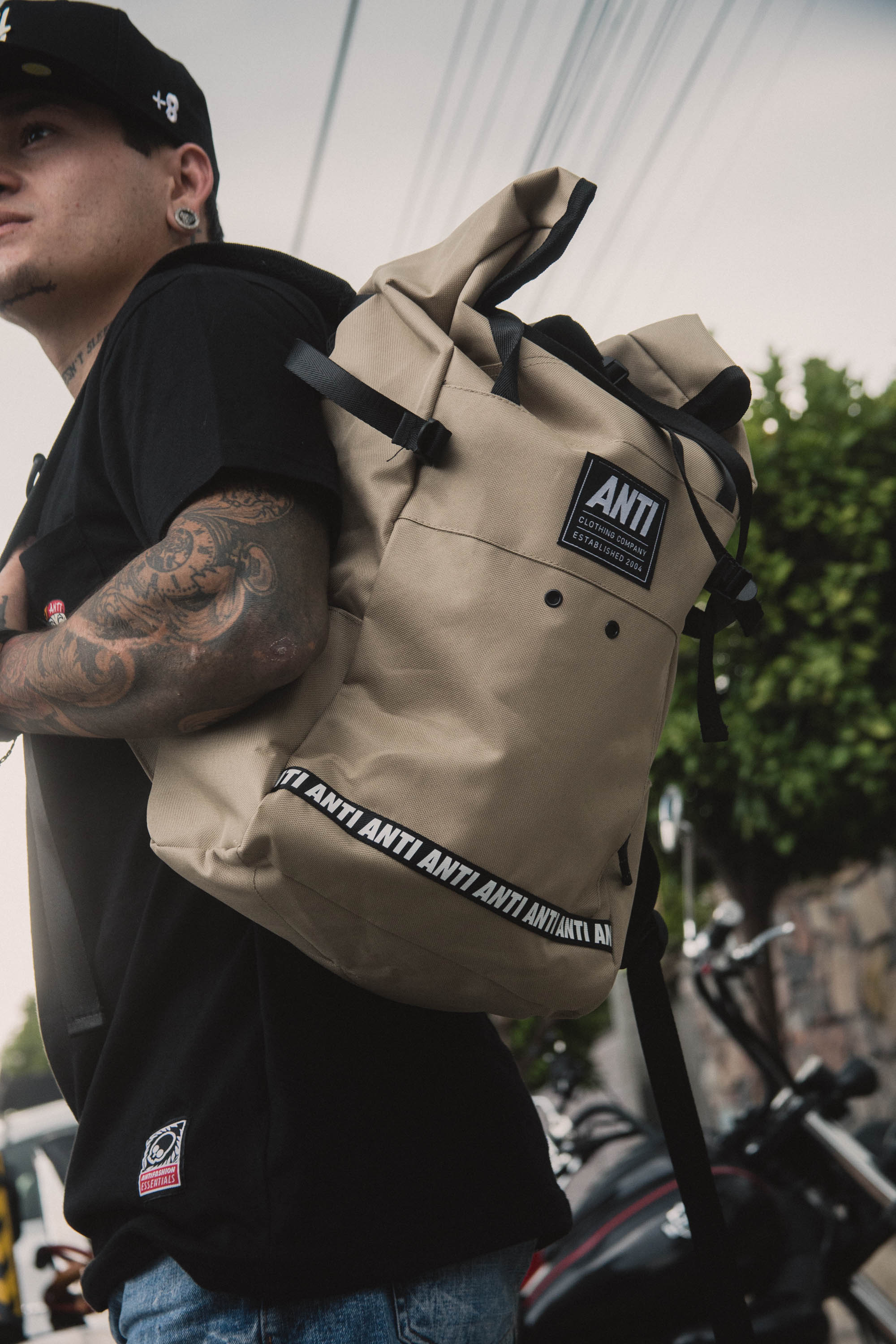 Mochila Camping Beige