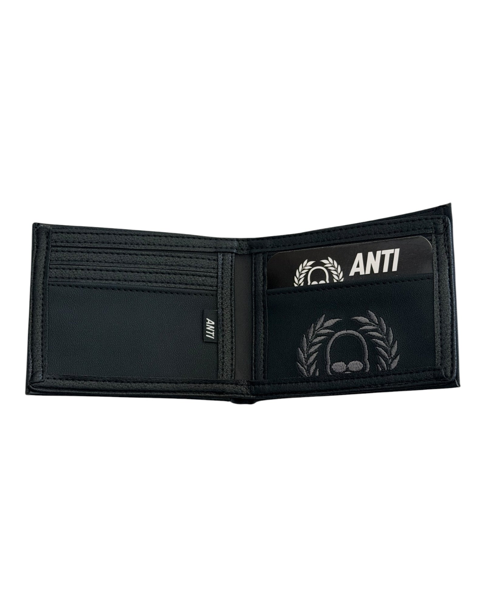 Cartera Skull Logo Gris