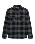 Camisa Leñador Franela Gris