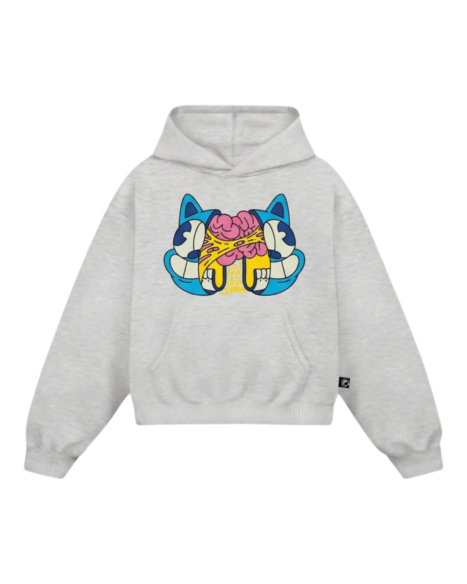 Sudadera Brain Gris Jaspe