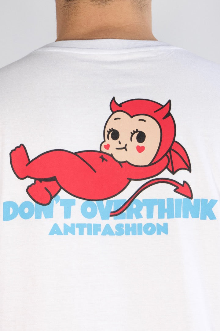 Playera Dont Overthink White