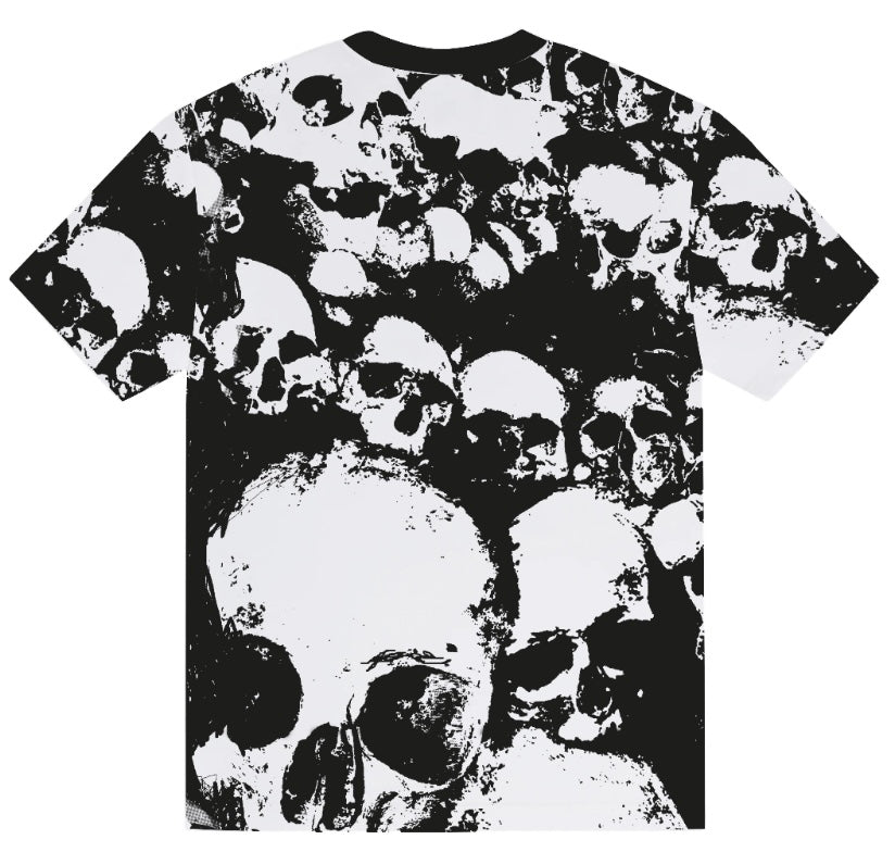 Playera Skulls Oversize