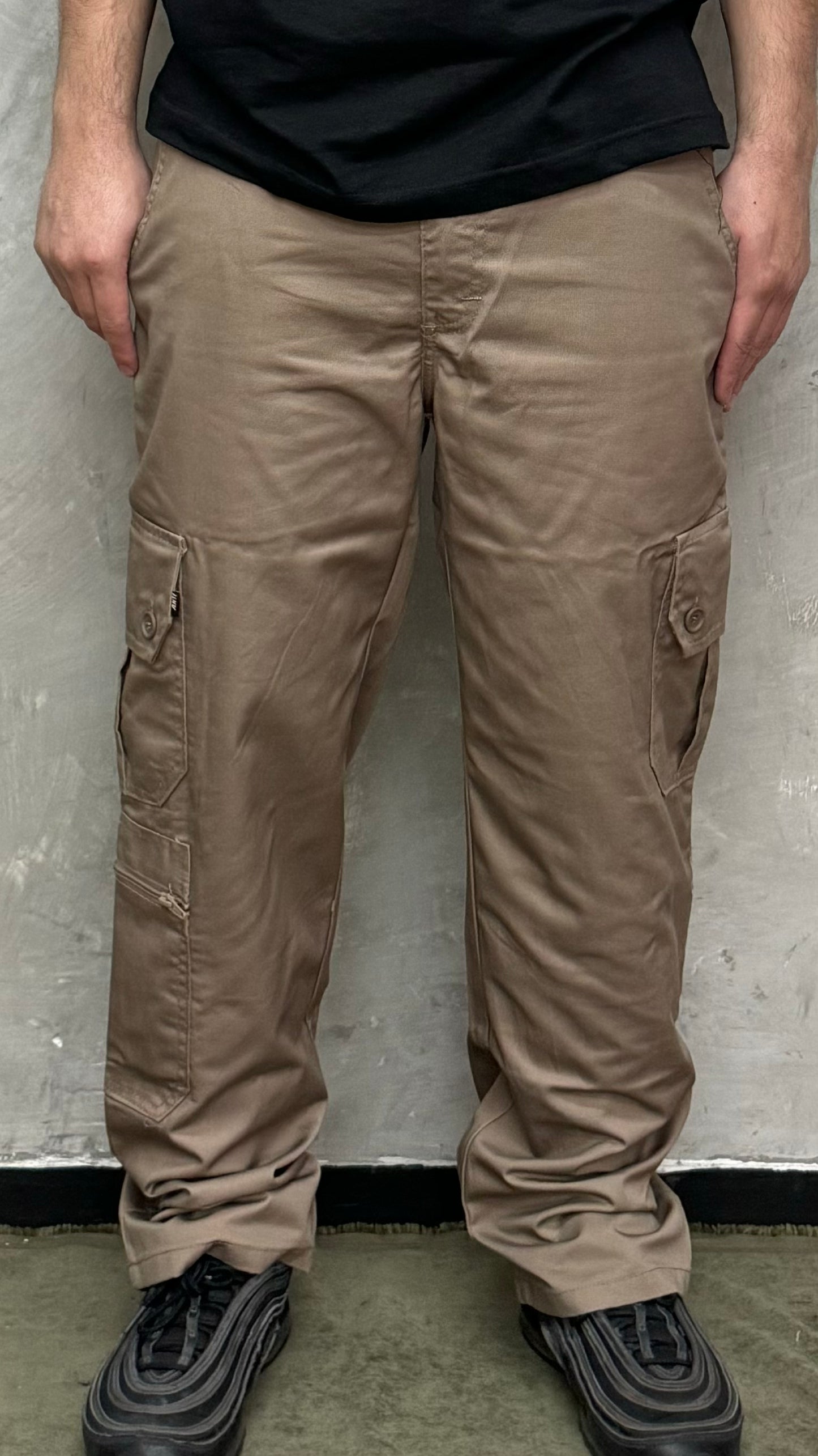 Pantalon Carpintero Cargo Beige