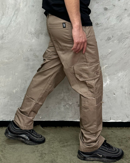 Pantalon Carpintero Cargo Beige