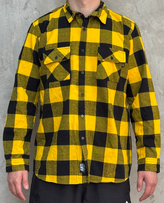 Camisa Leñador Franela Yellow