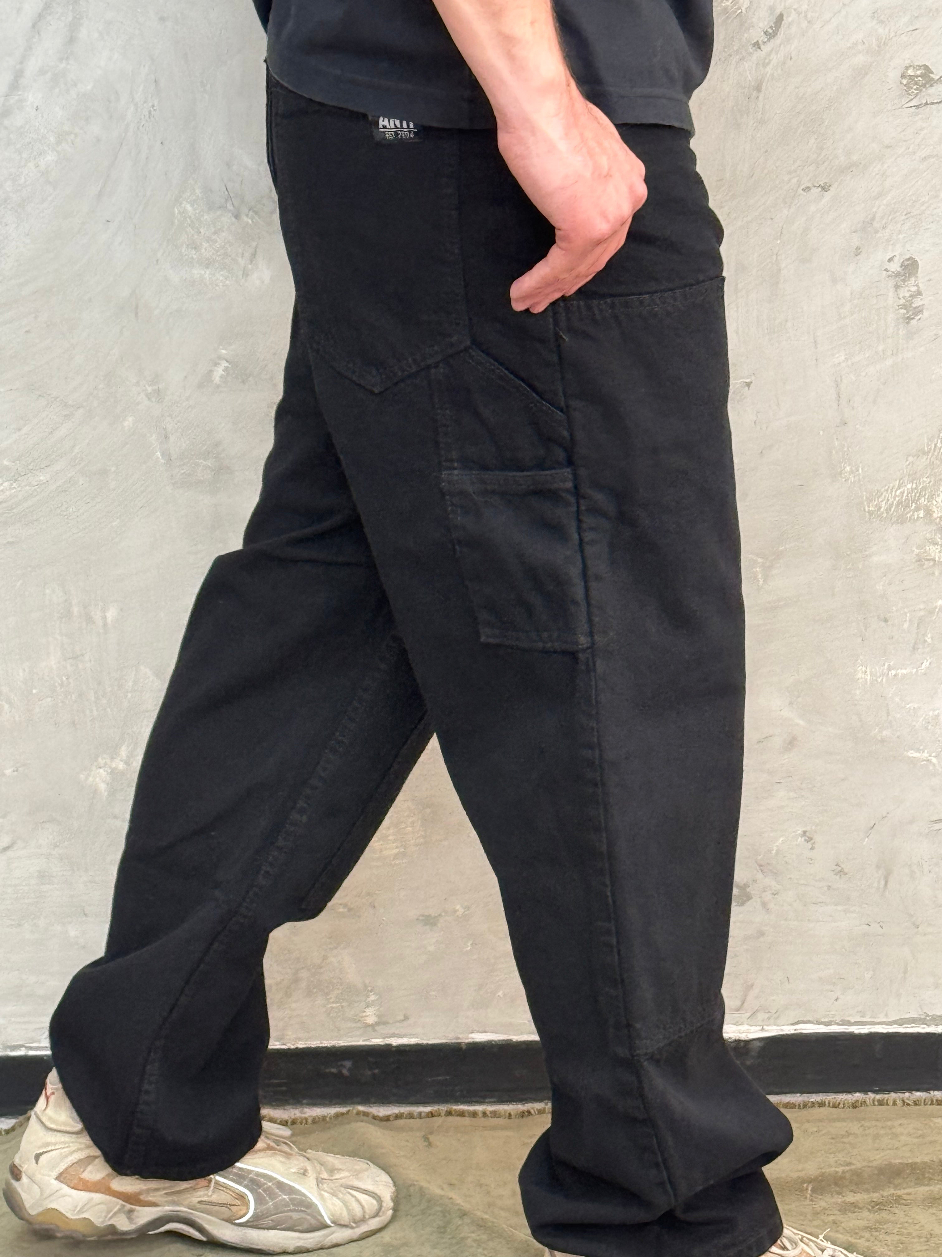 Pantalon Empy Mezclilla Negro