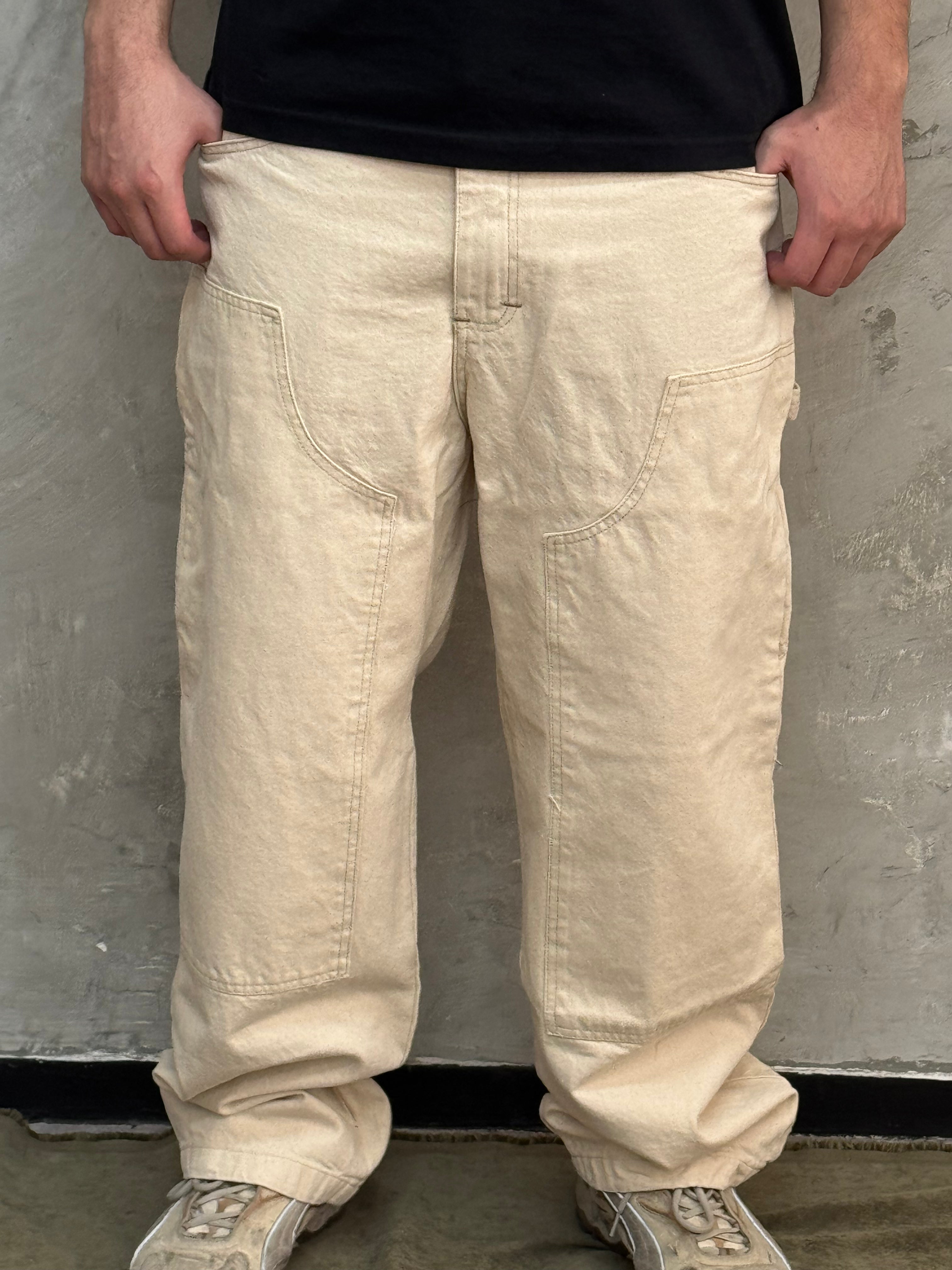 Pantalon Empy Mezclilla Crudo