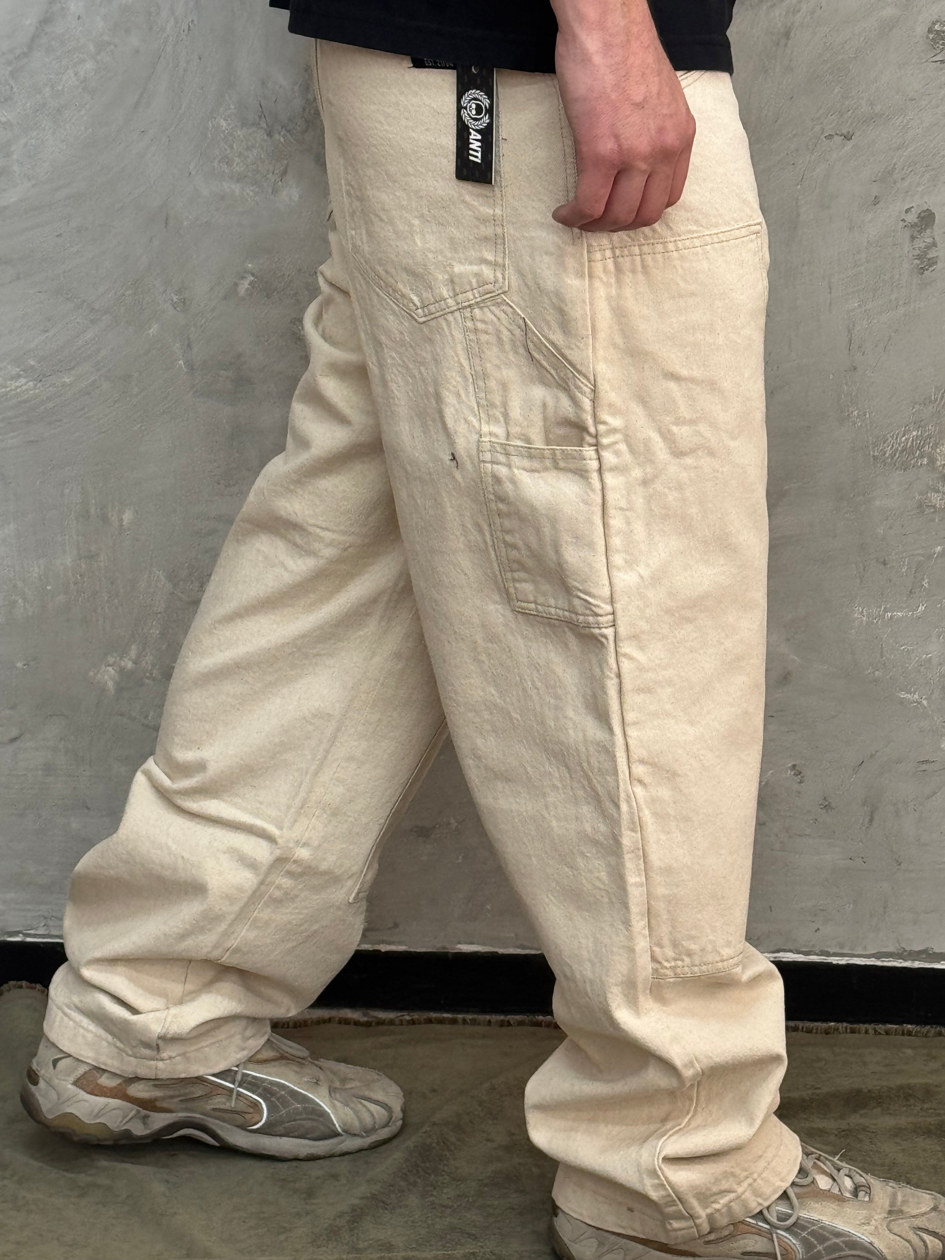 Pantalon Empy Mezclilla Crudo