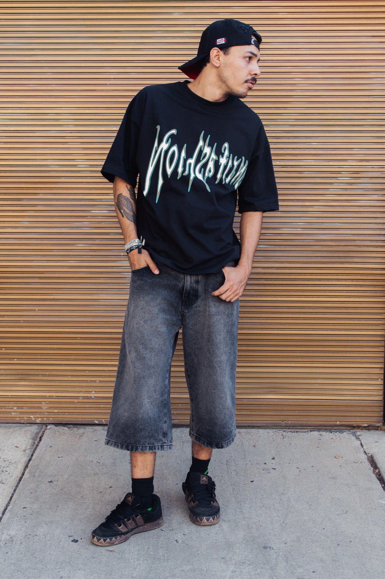 Jort Baggy Mezclilla Negro