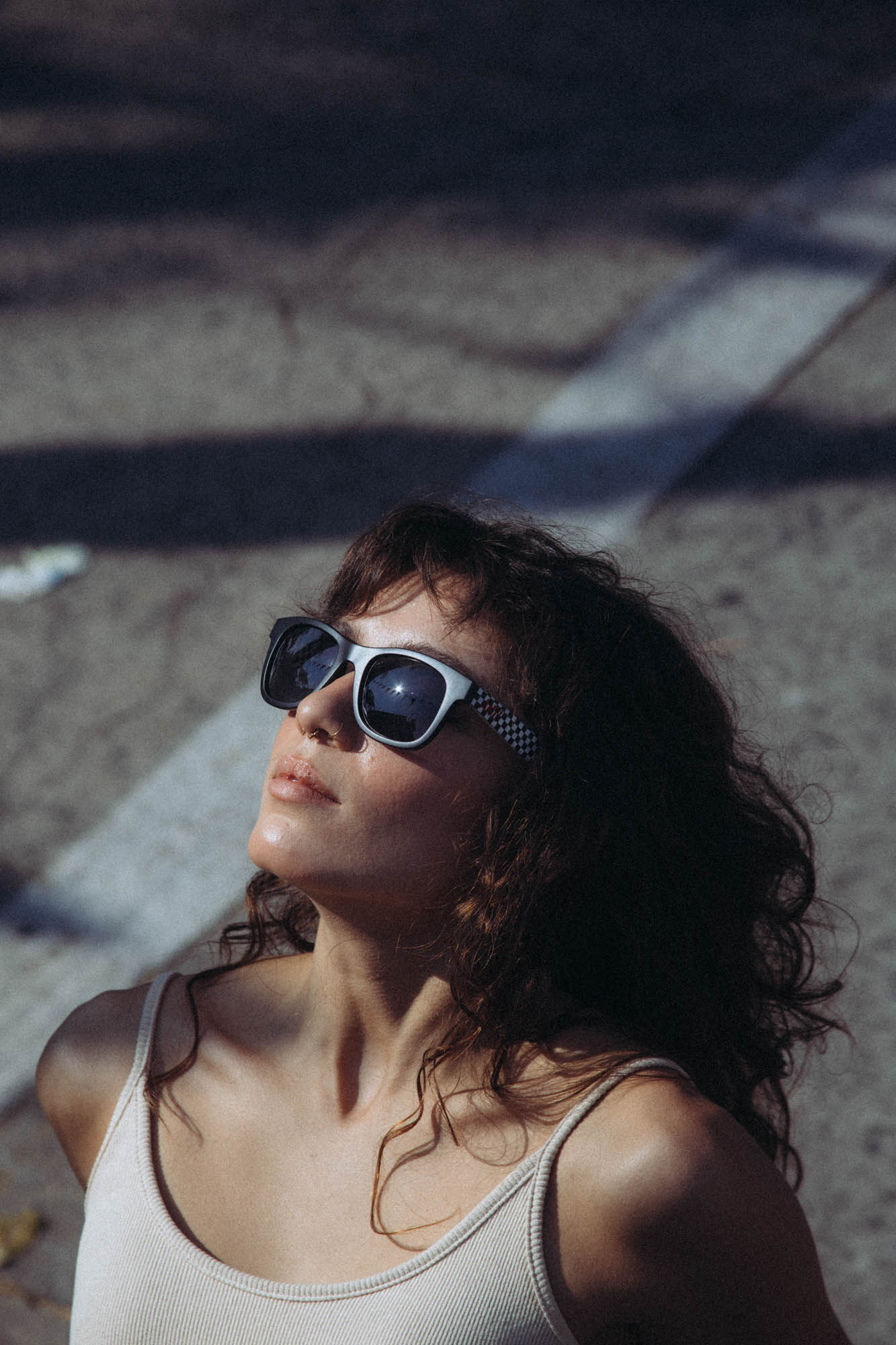 Lentes De Sol Chess White