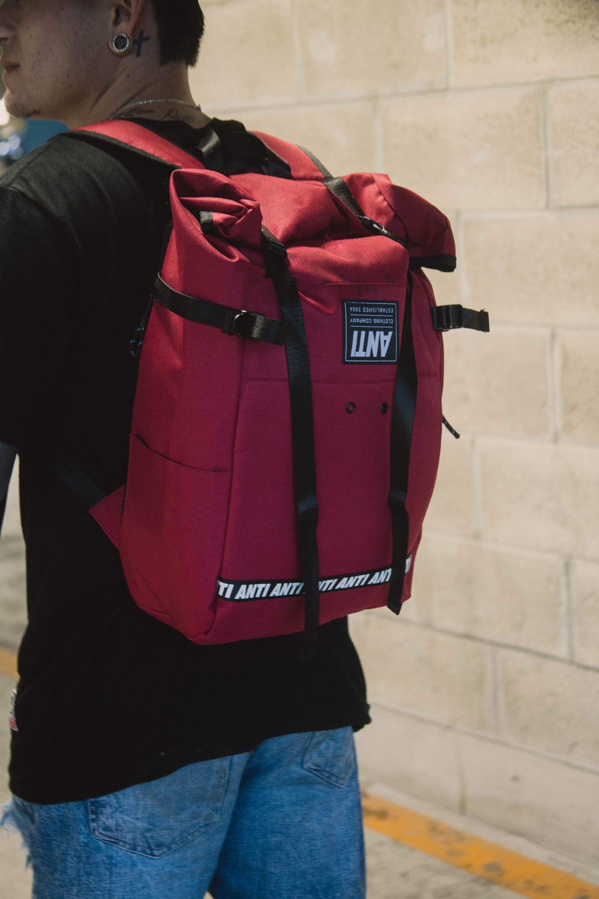 Mochila Camping Red