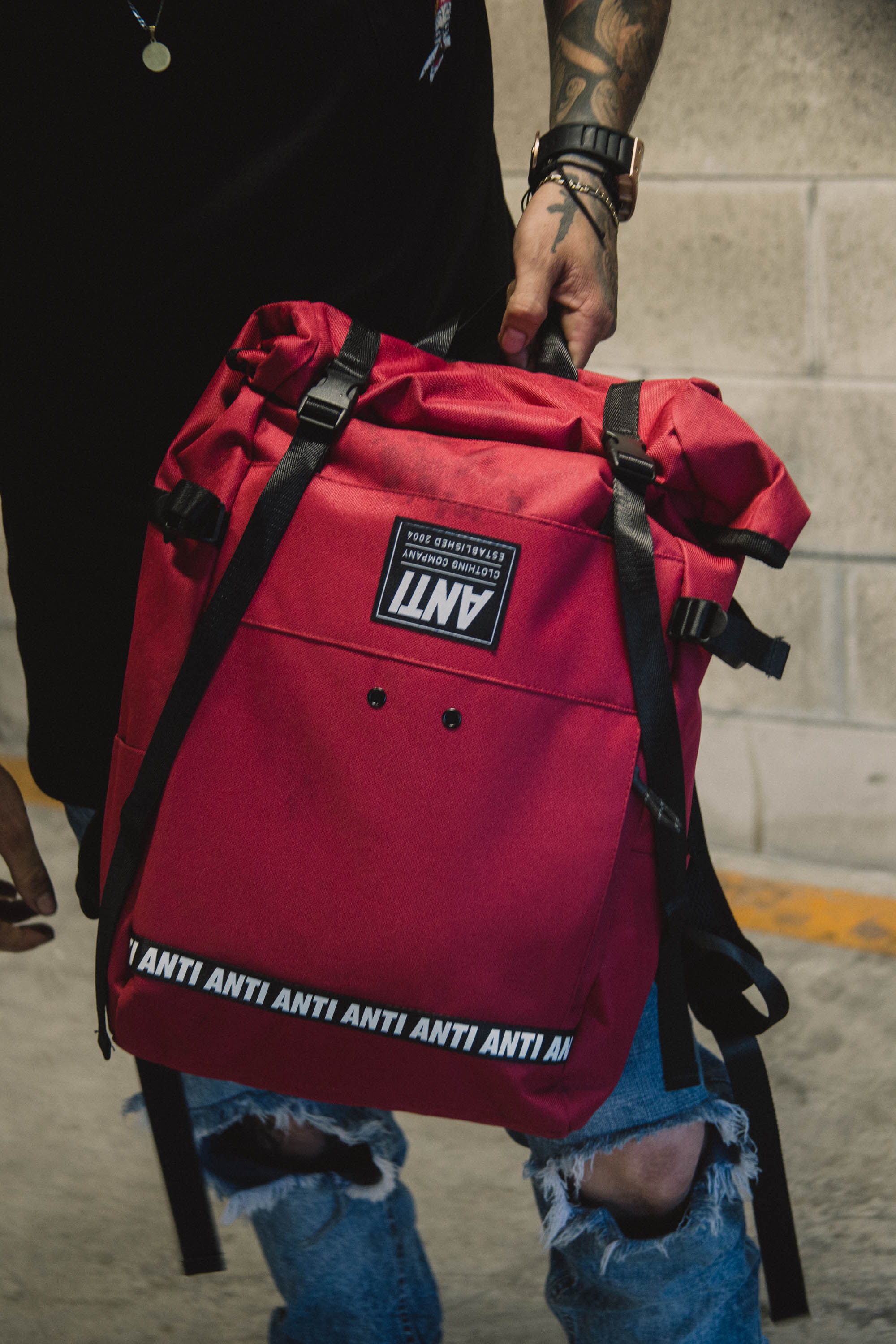 Mochila Camping Red