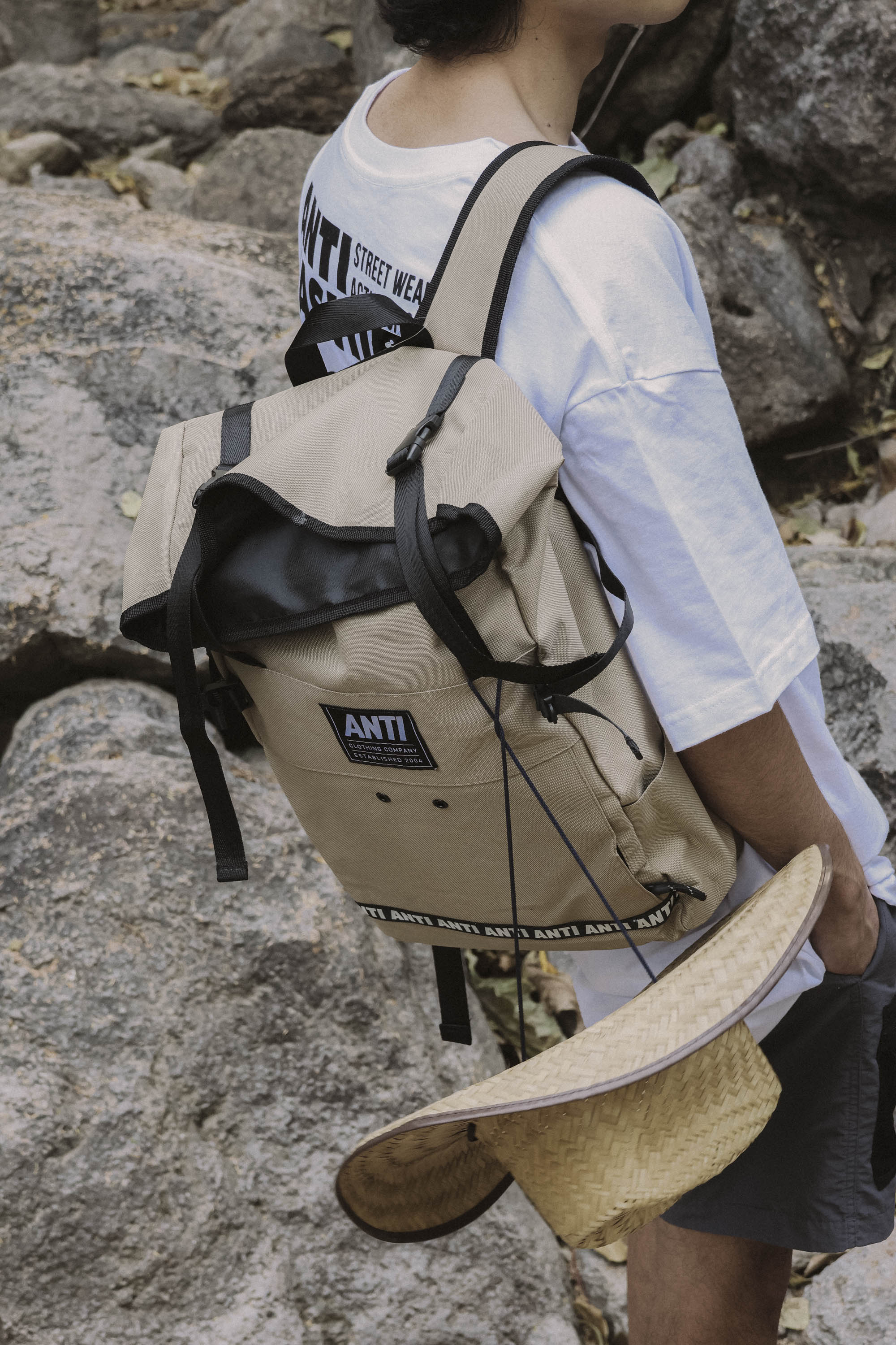 Mochila Camping Beige