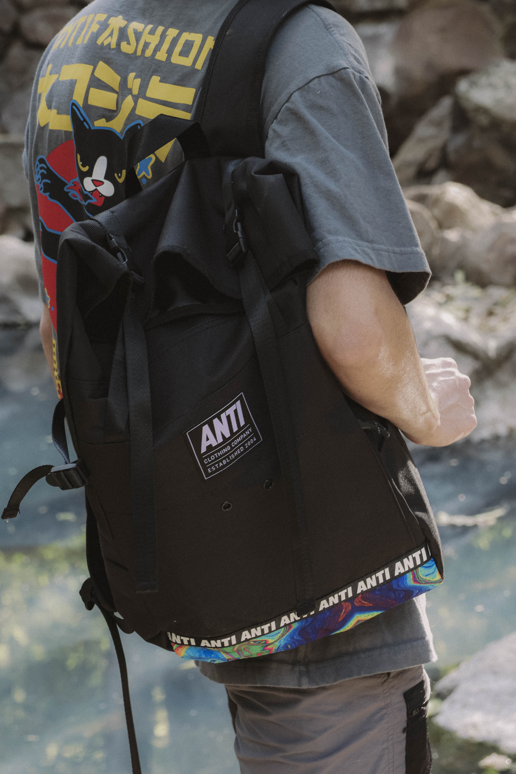 Mochila Camping Black Colors