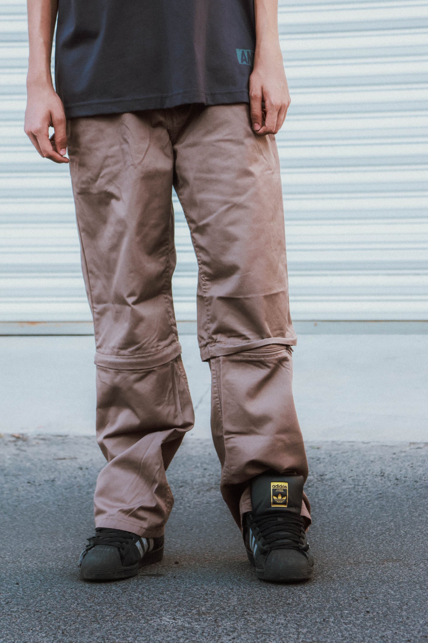 Pantalon Carpintero Convertible Beige