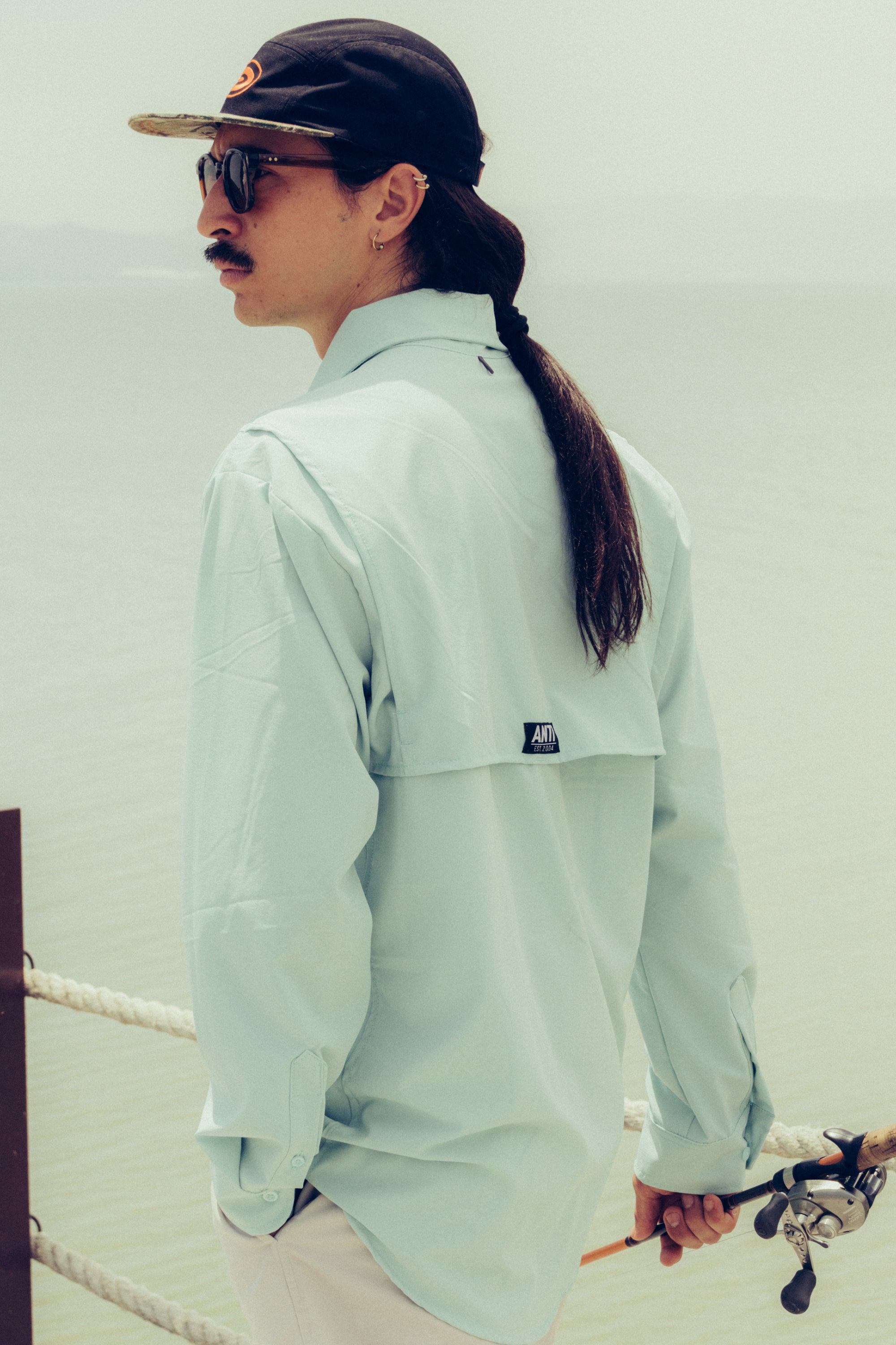 Camisa Pesquera Menta