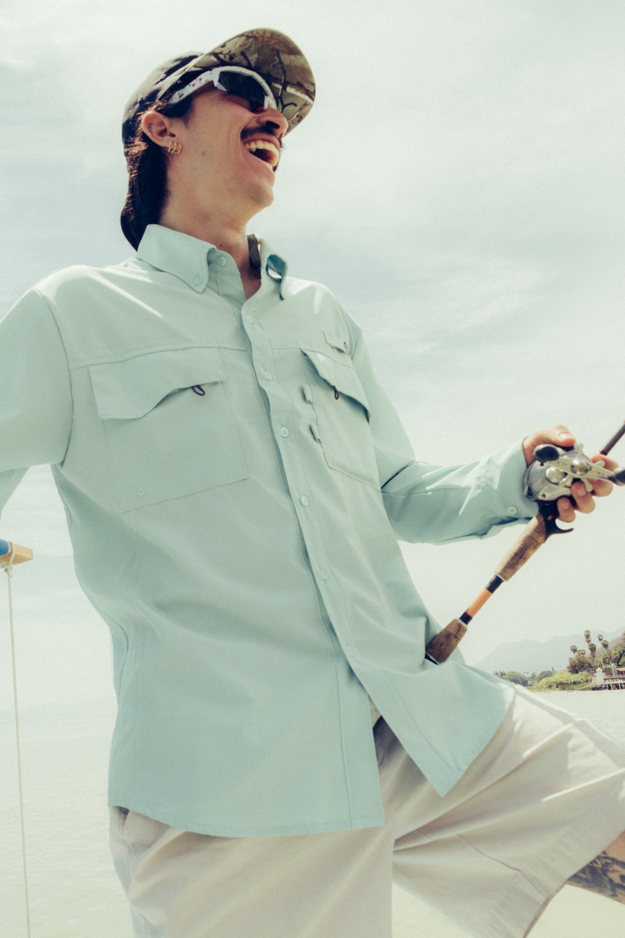 Camisa Pesquera Menta