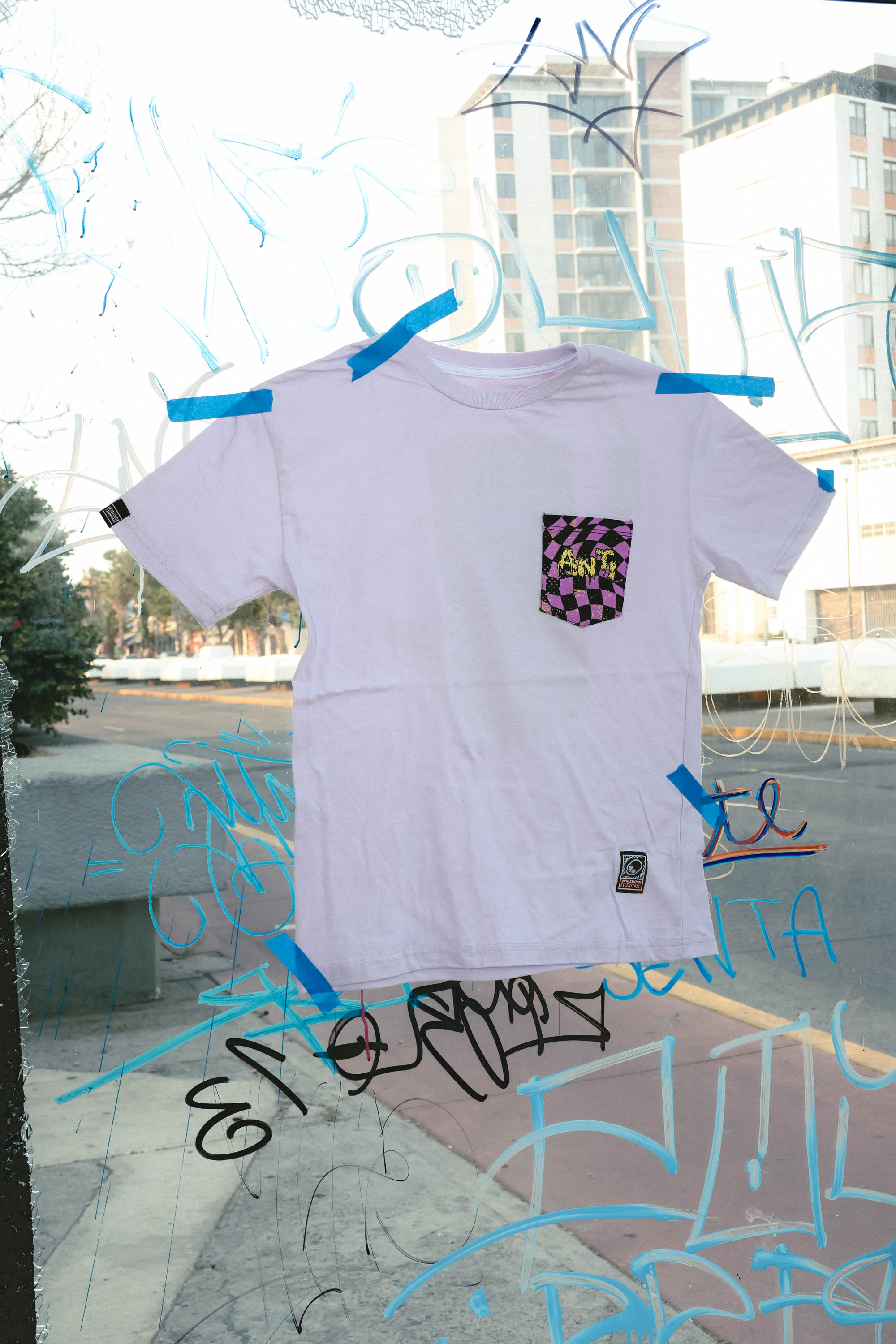 Playera Psycho Lila Essential
