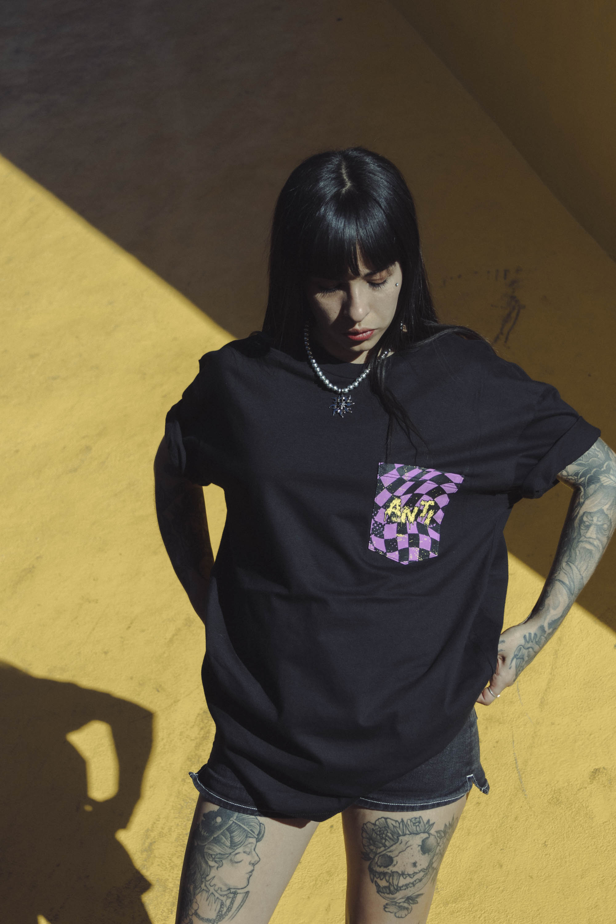 Playera Psycho Black Essential