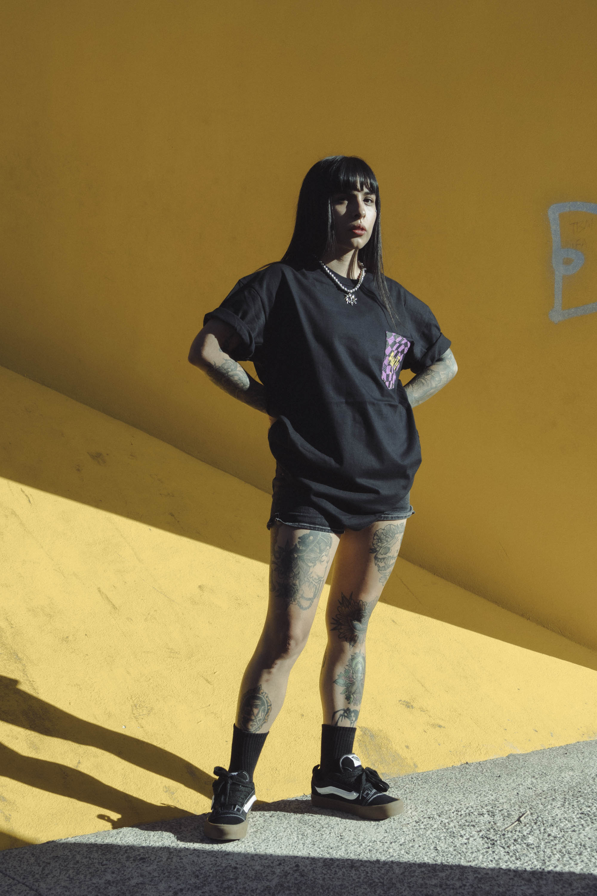 Playera Psycho Black Essential