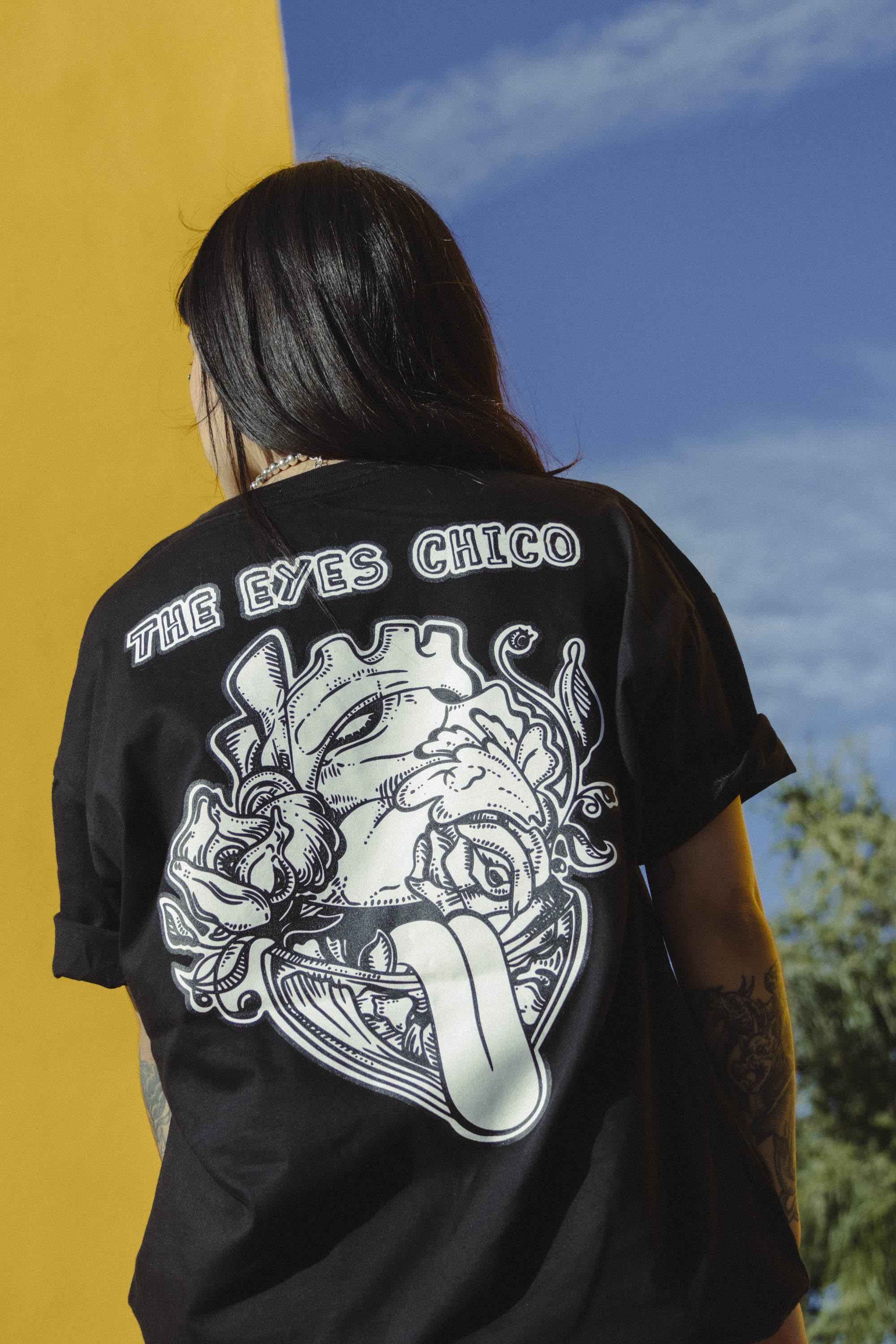 Playera The Eyes Chico Balck