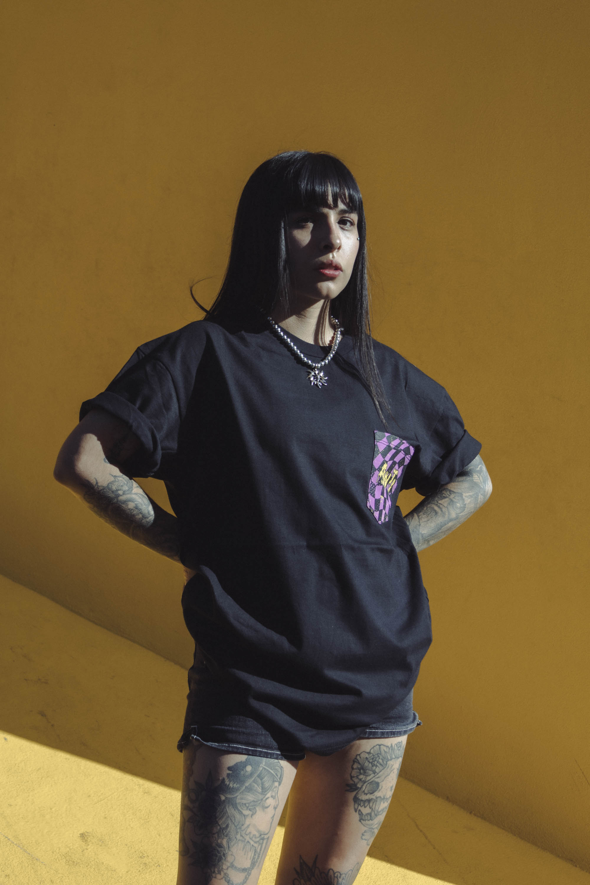 Playera Psycho Black Essential
