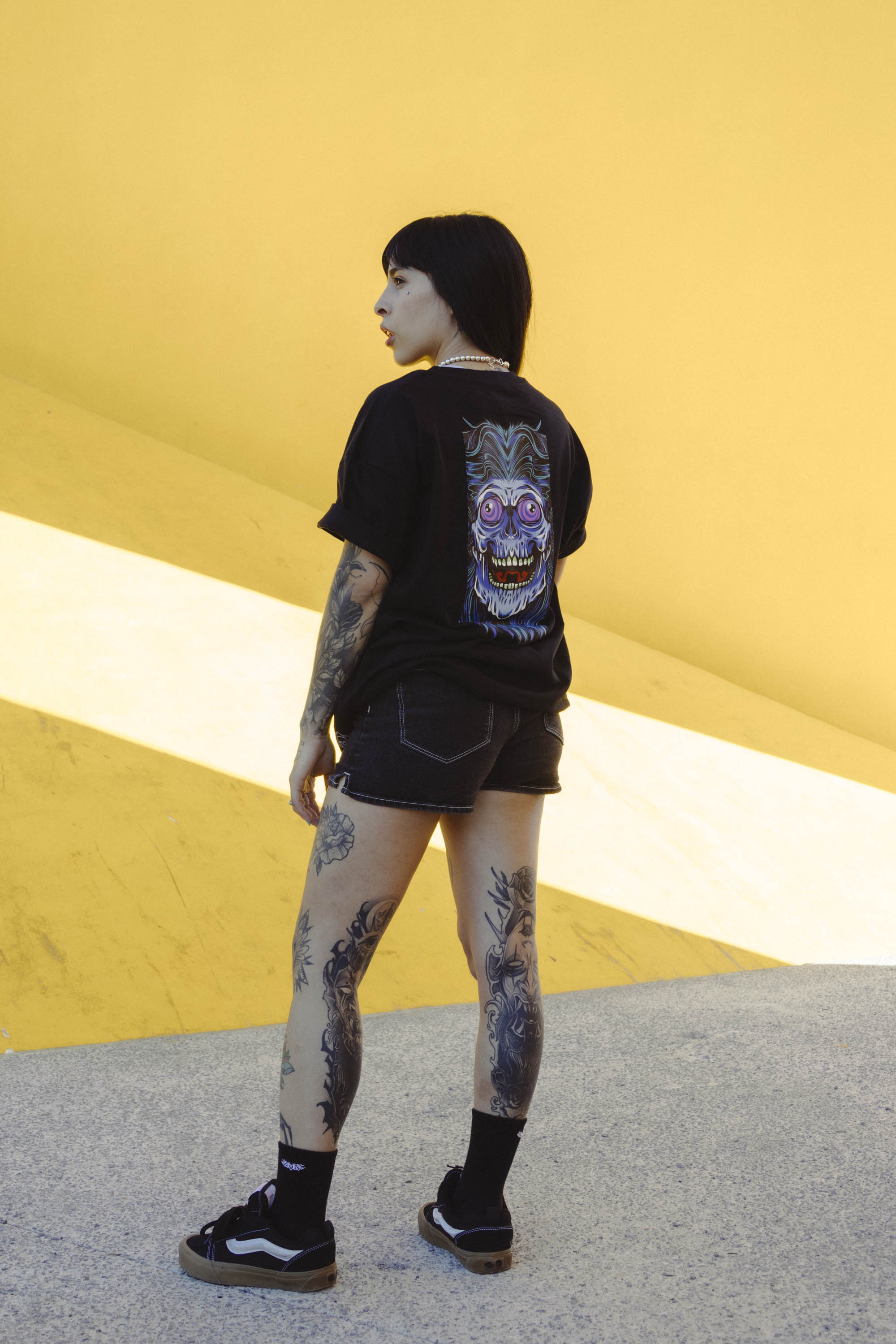 Playera Psycho Black Essential