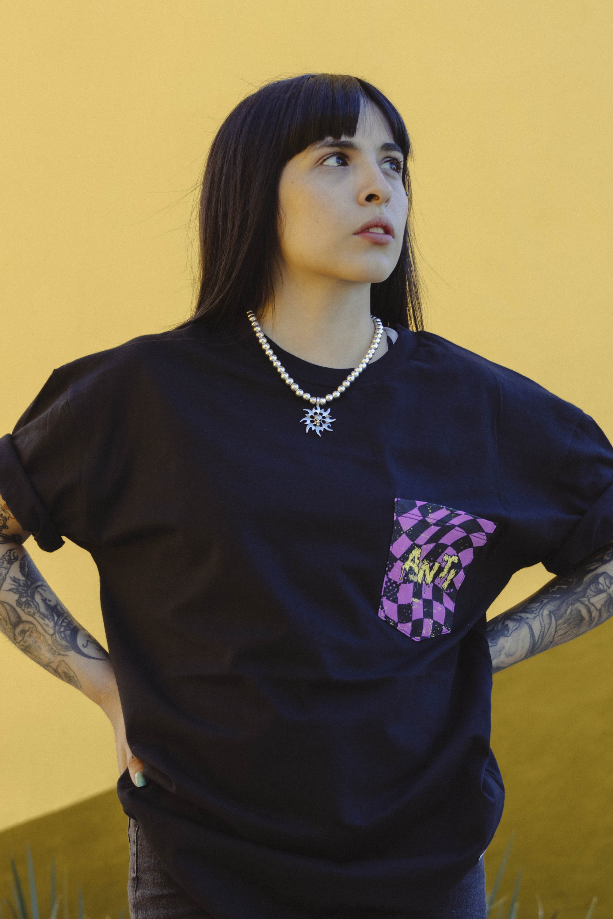 Playera Psycho Black Essential