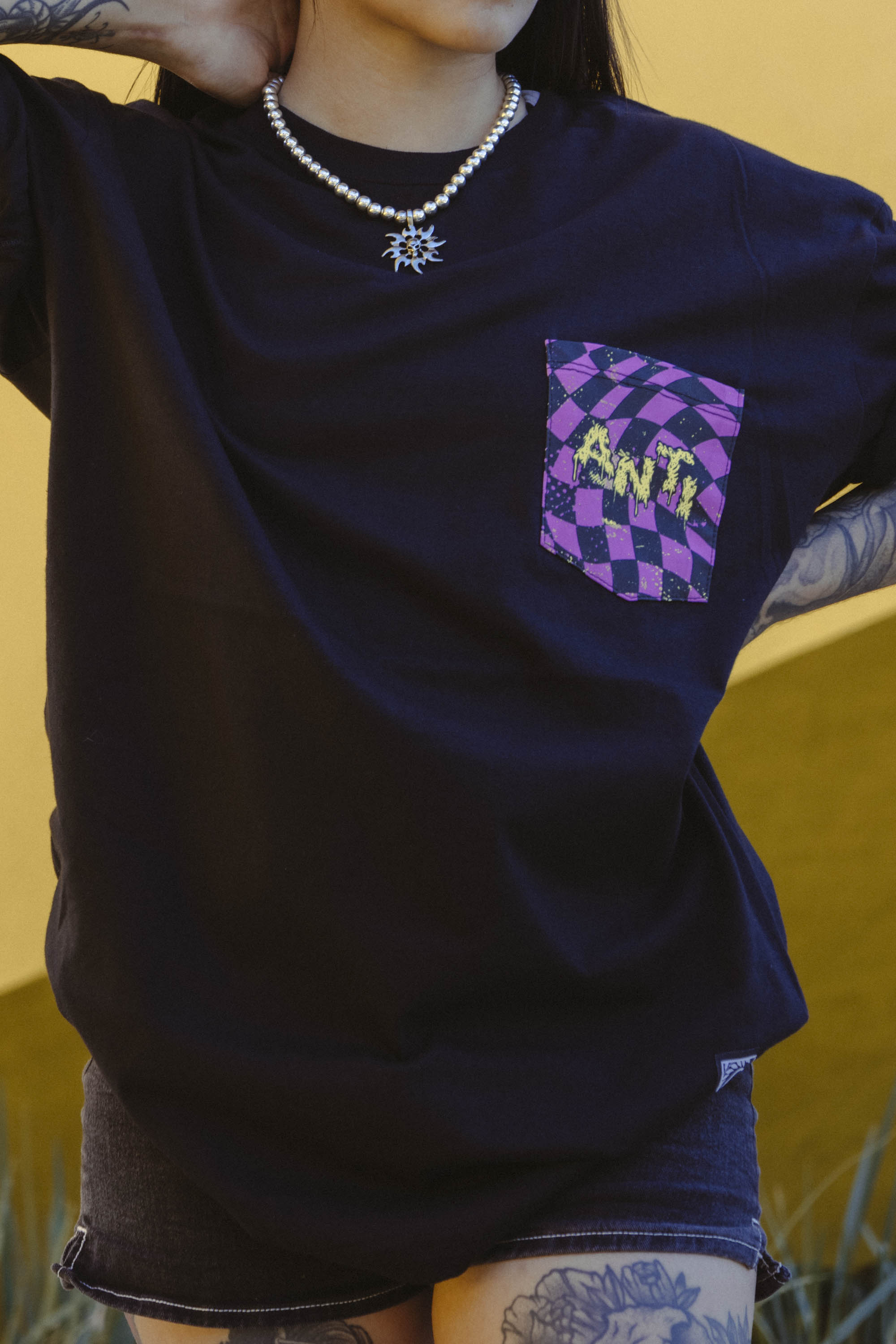 Playera Psycho Black Essential