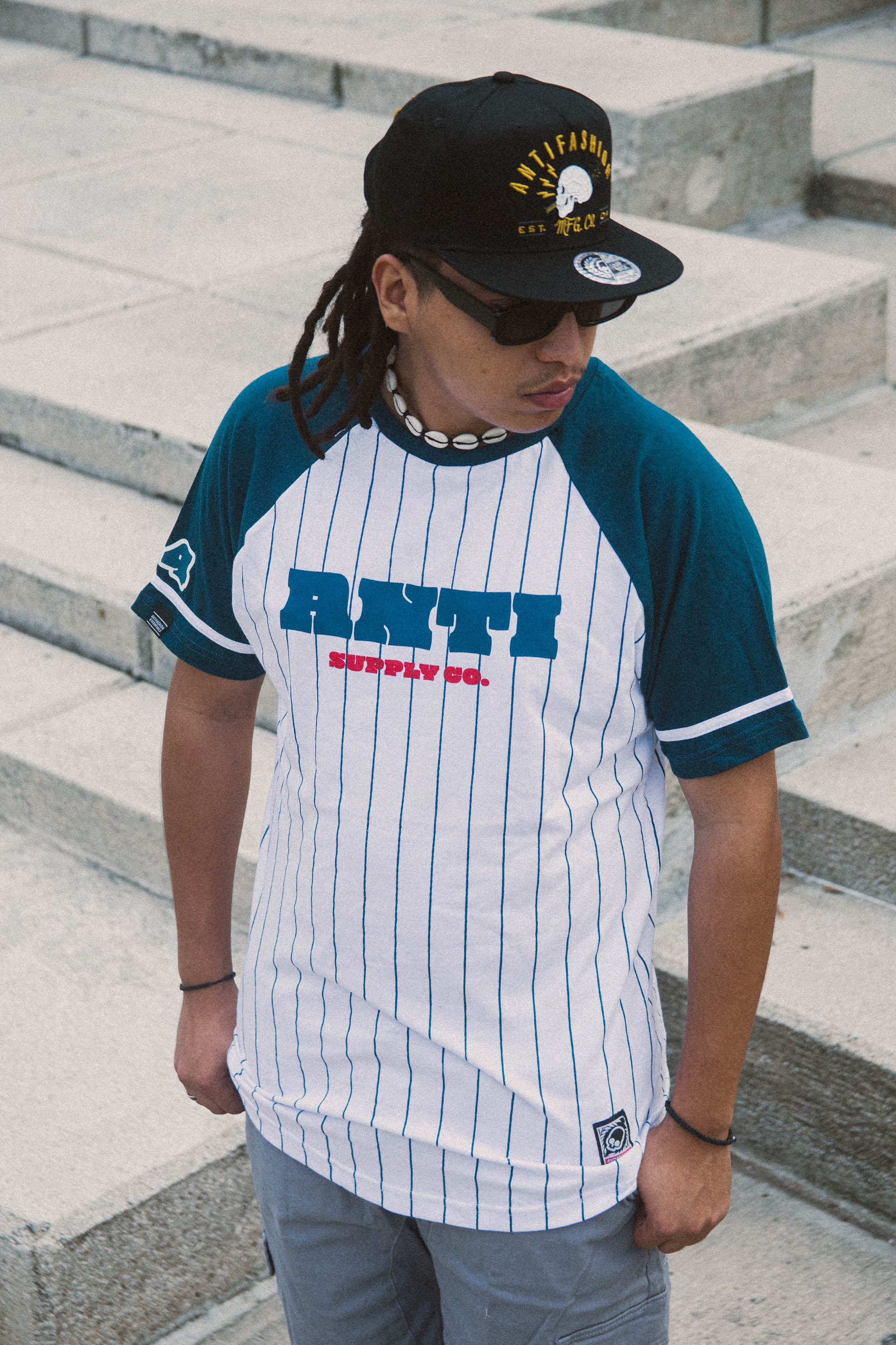 Playera Skull Ball Essential Blue