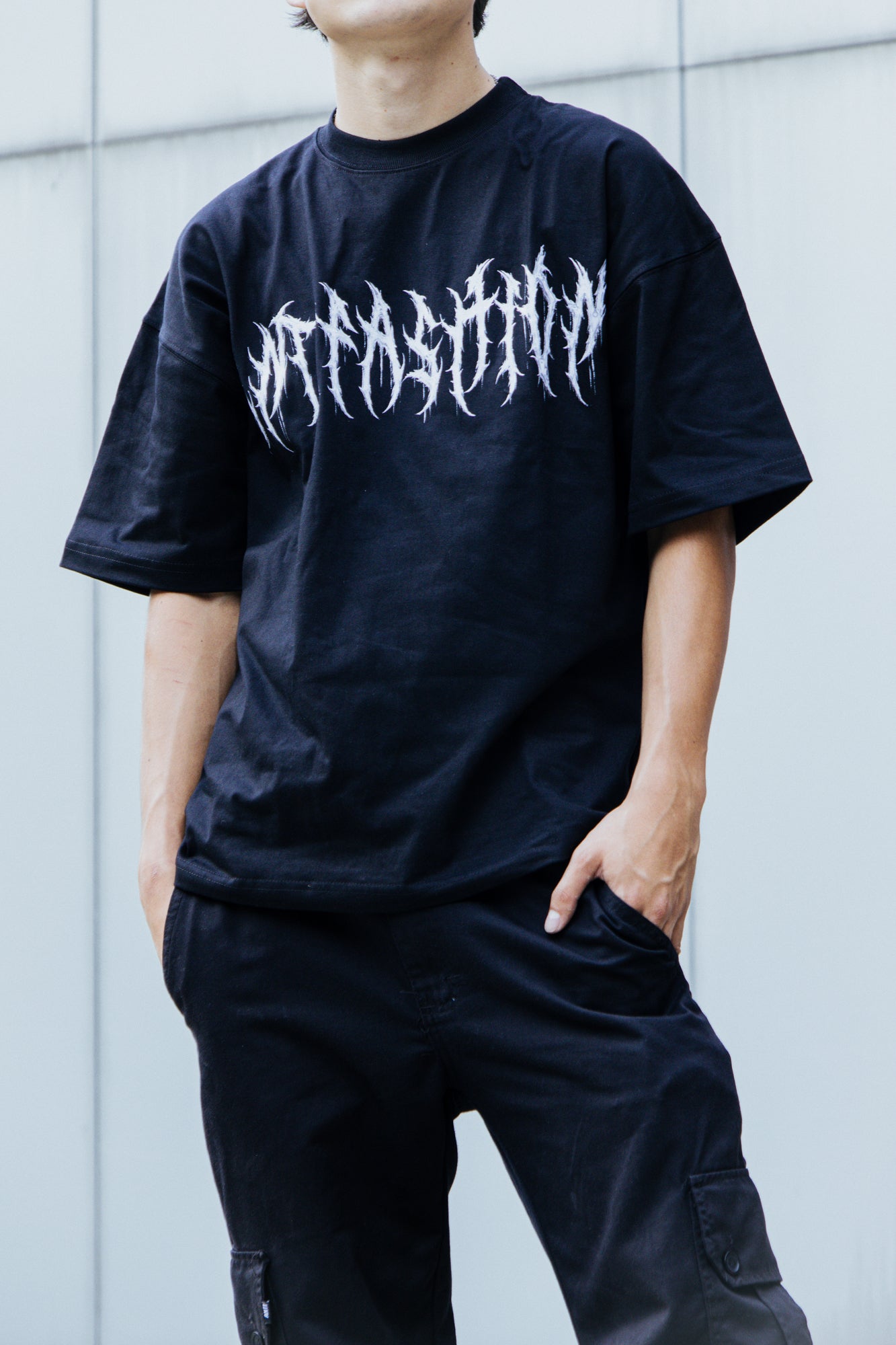 Playera Prime Chrome Robot Black