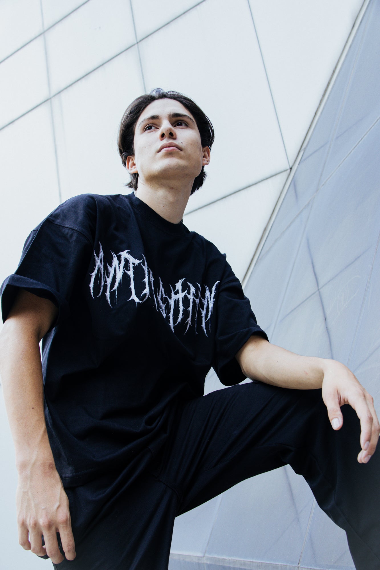 Playera Prime Chrome Robot Black