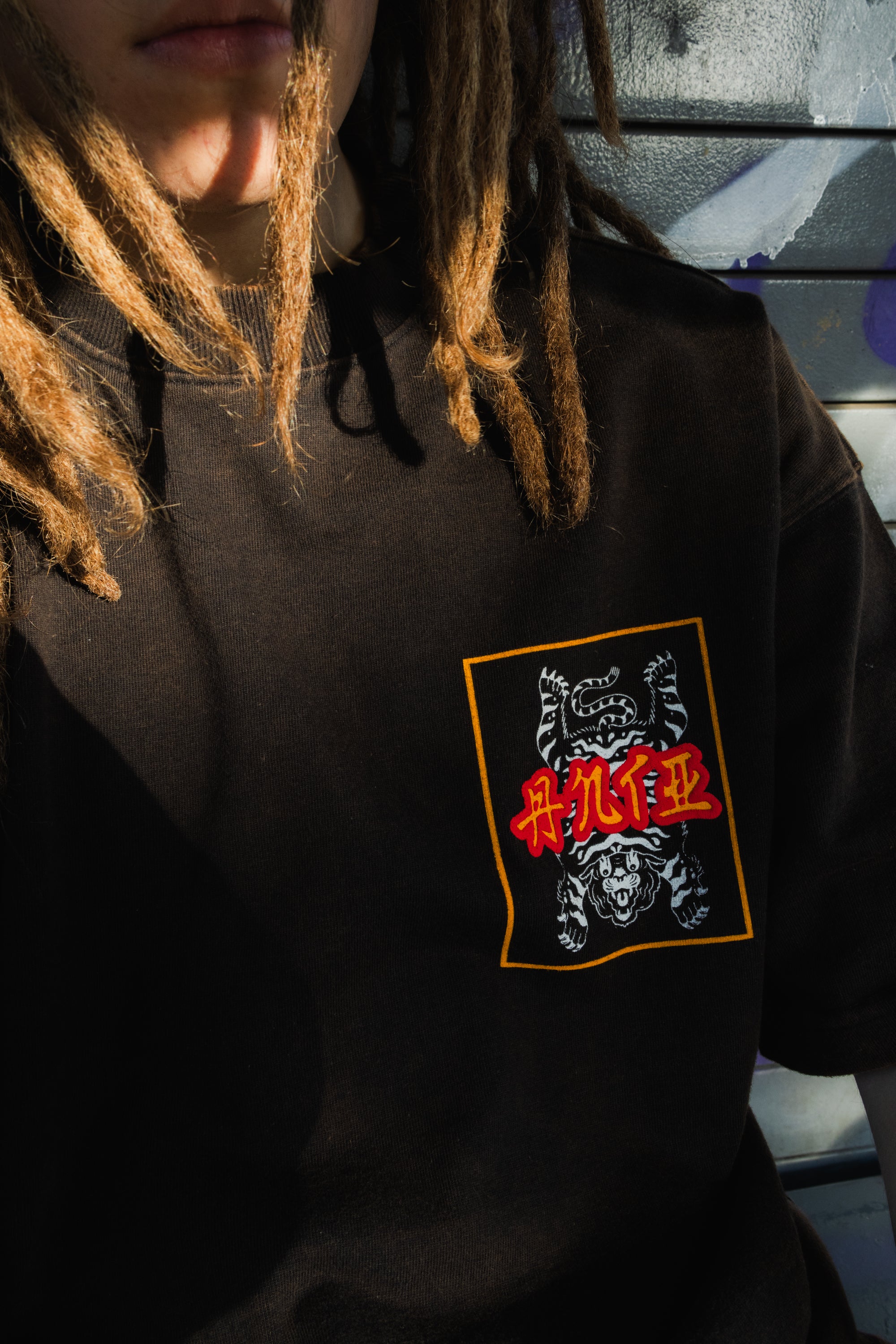 Playera Heavy Duty Tiger Black