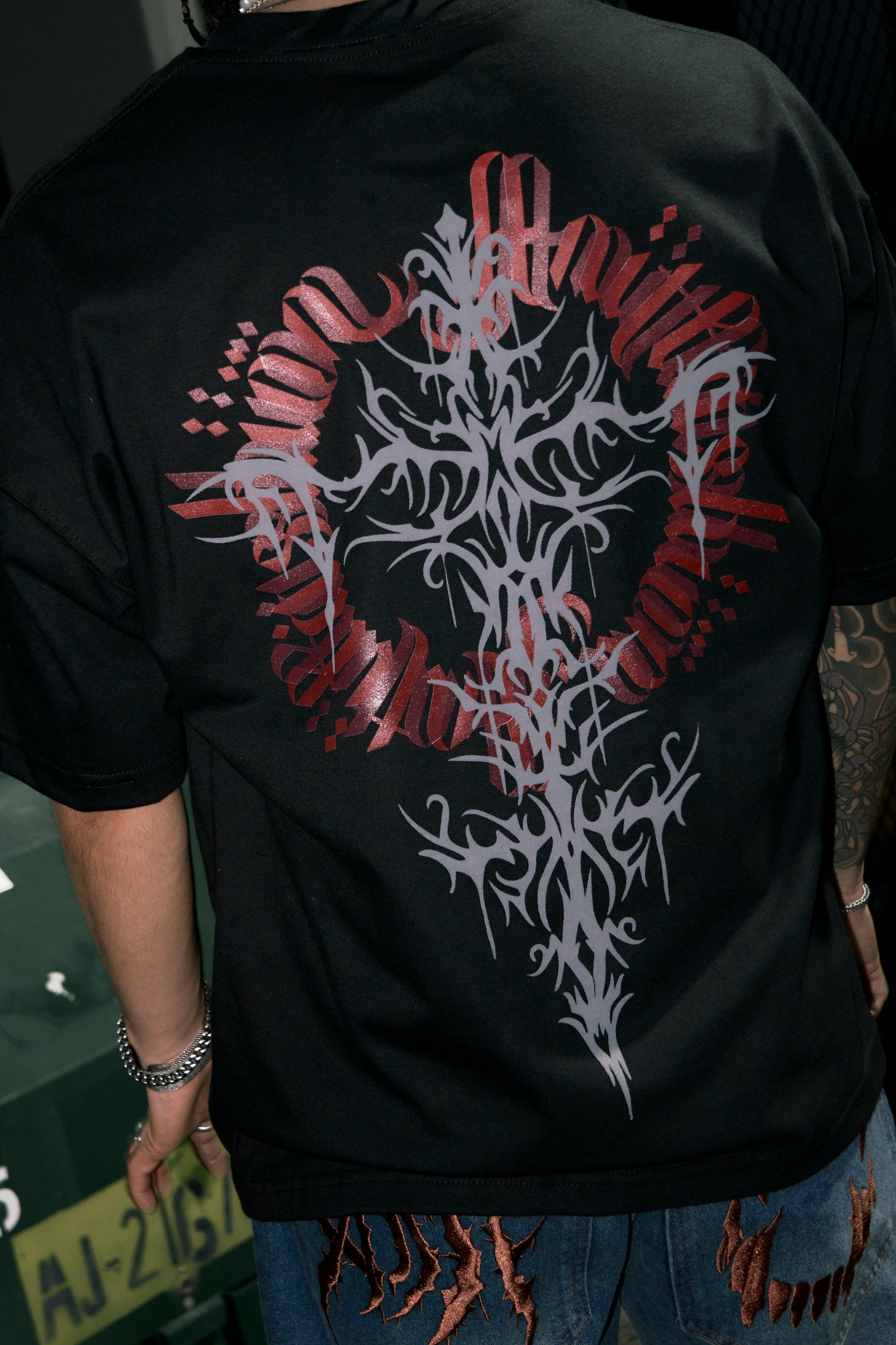 Playera Prime Gothic Cruss Black