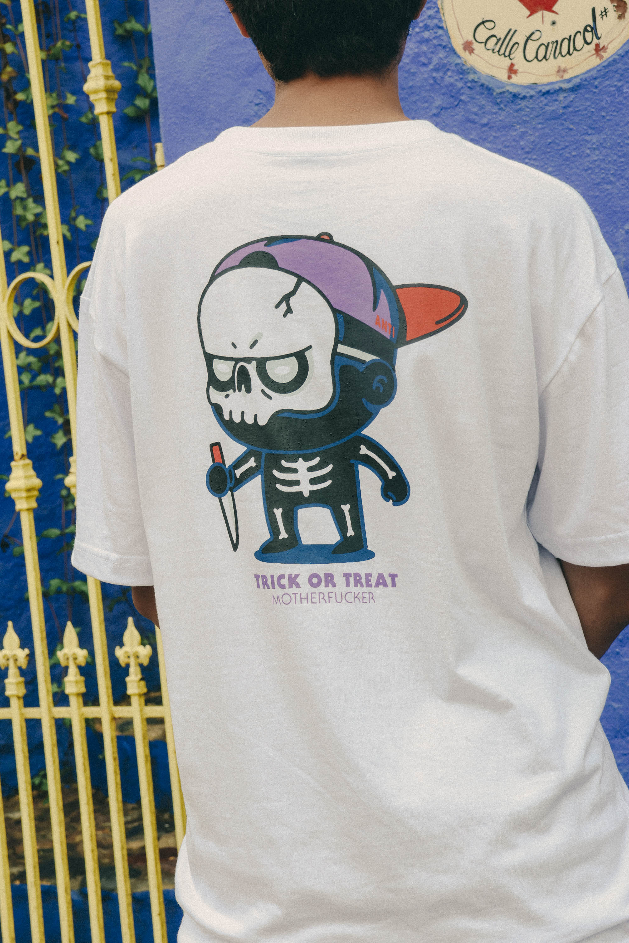 Playera Treat White
