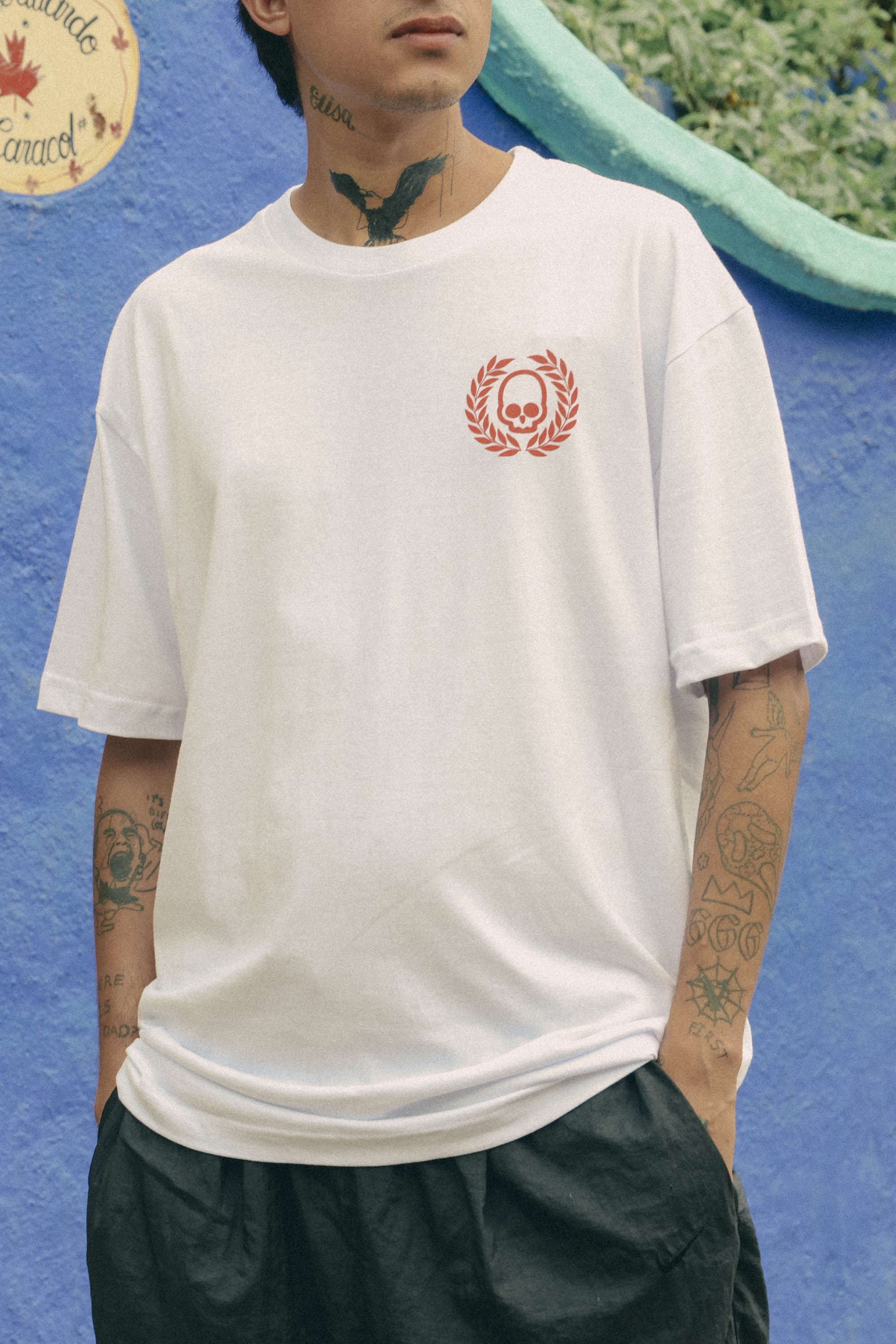 Playera Treat White