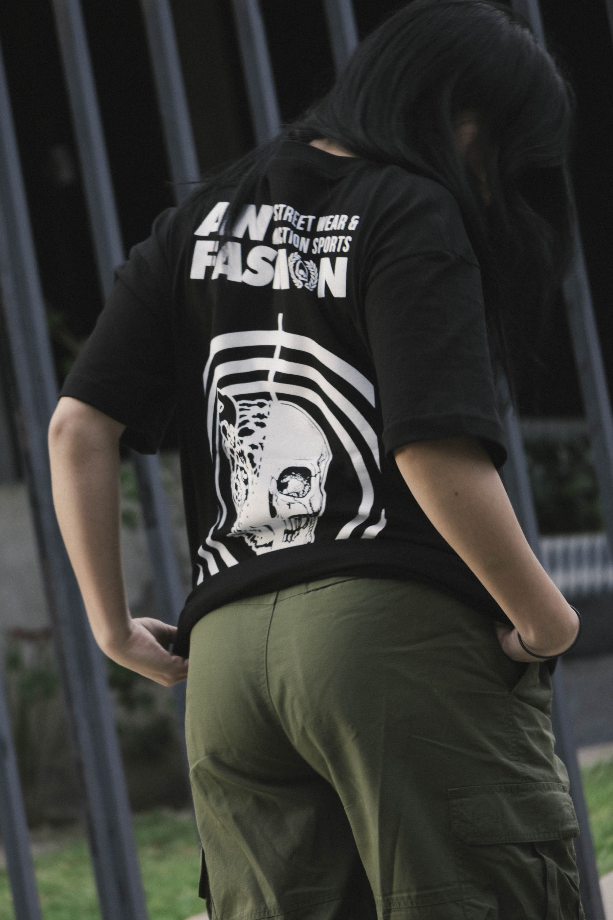 Playera Halfs Black