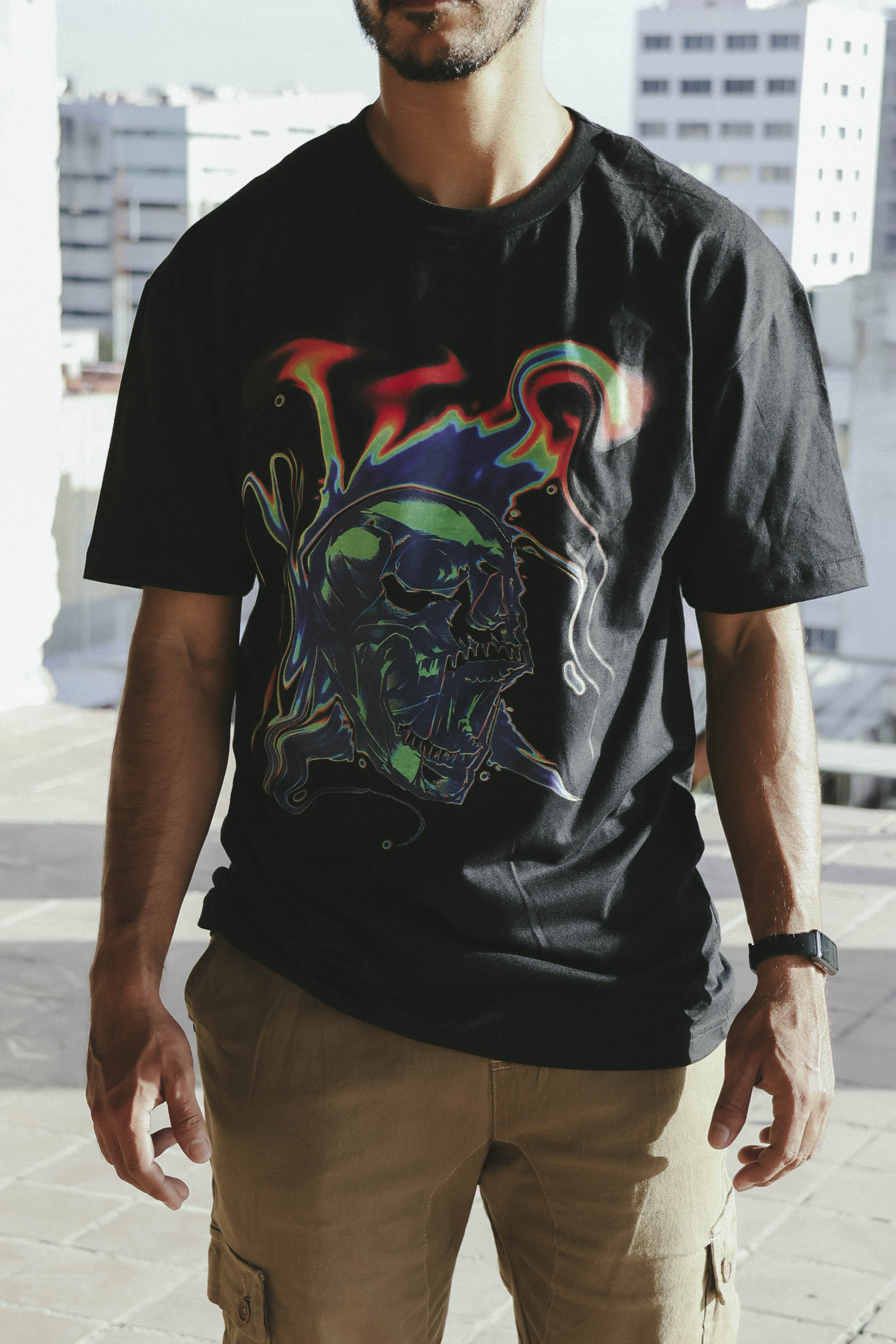 Playera Acid Skull