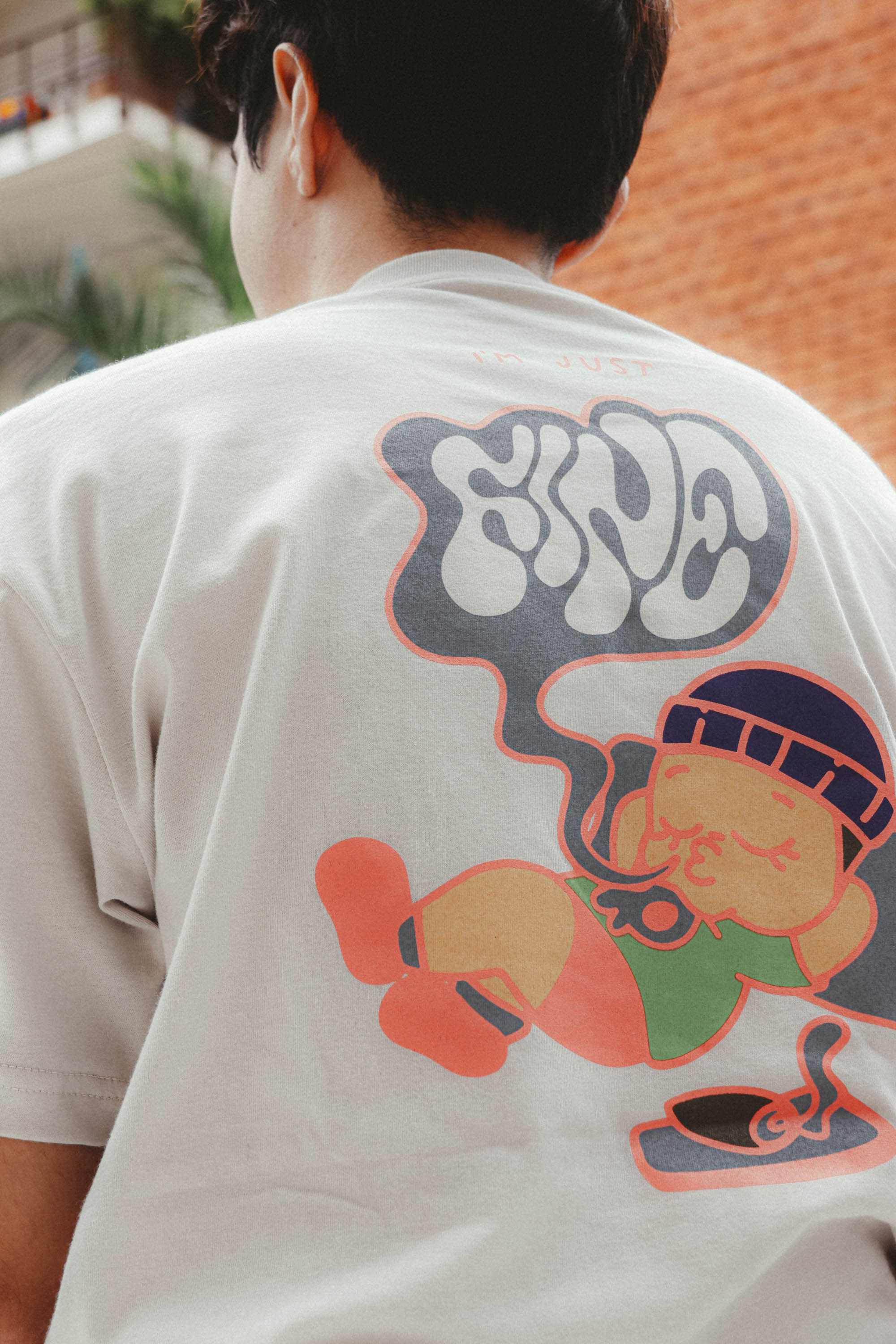 Playera I´m Just Fine Arena