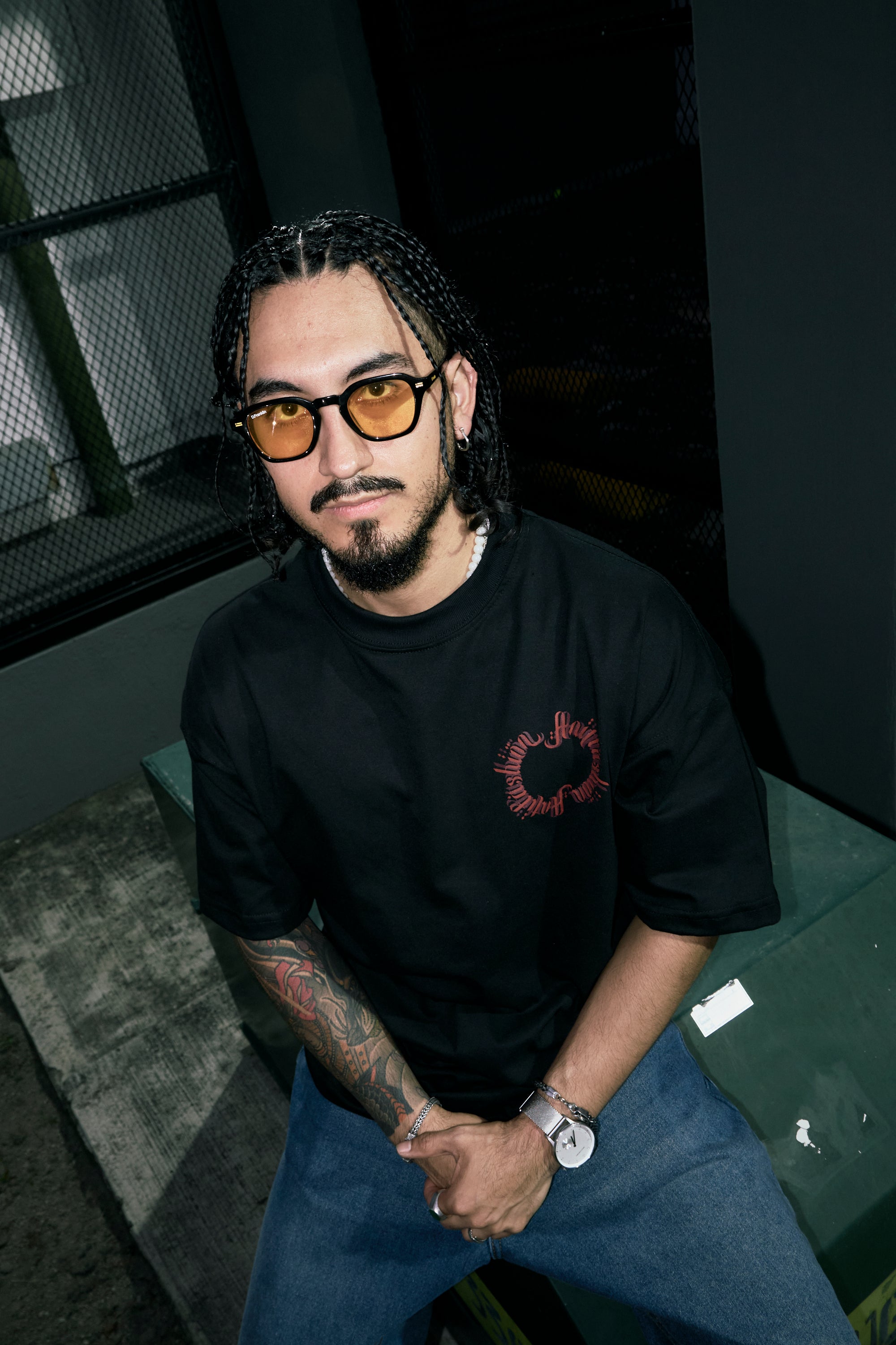 Playera Prime Gothic Cruss Black