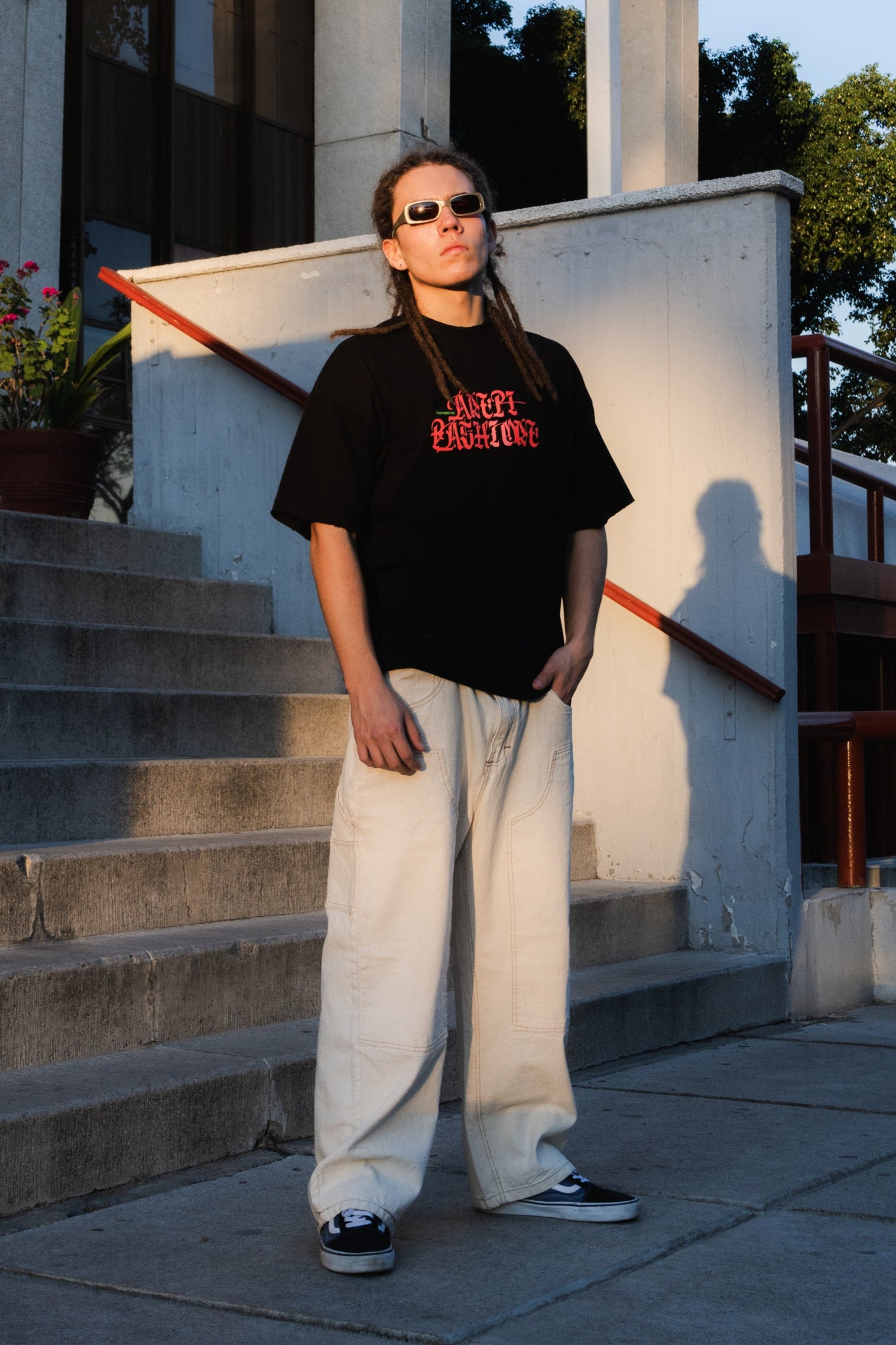 Pantalon Empy Mezclilla Crudo