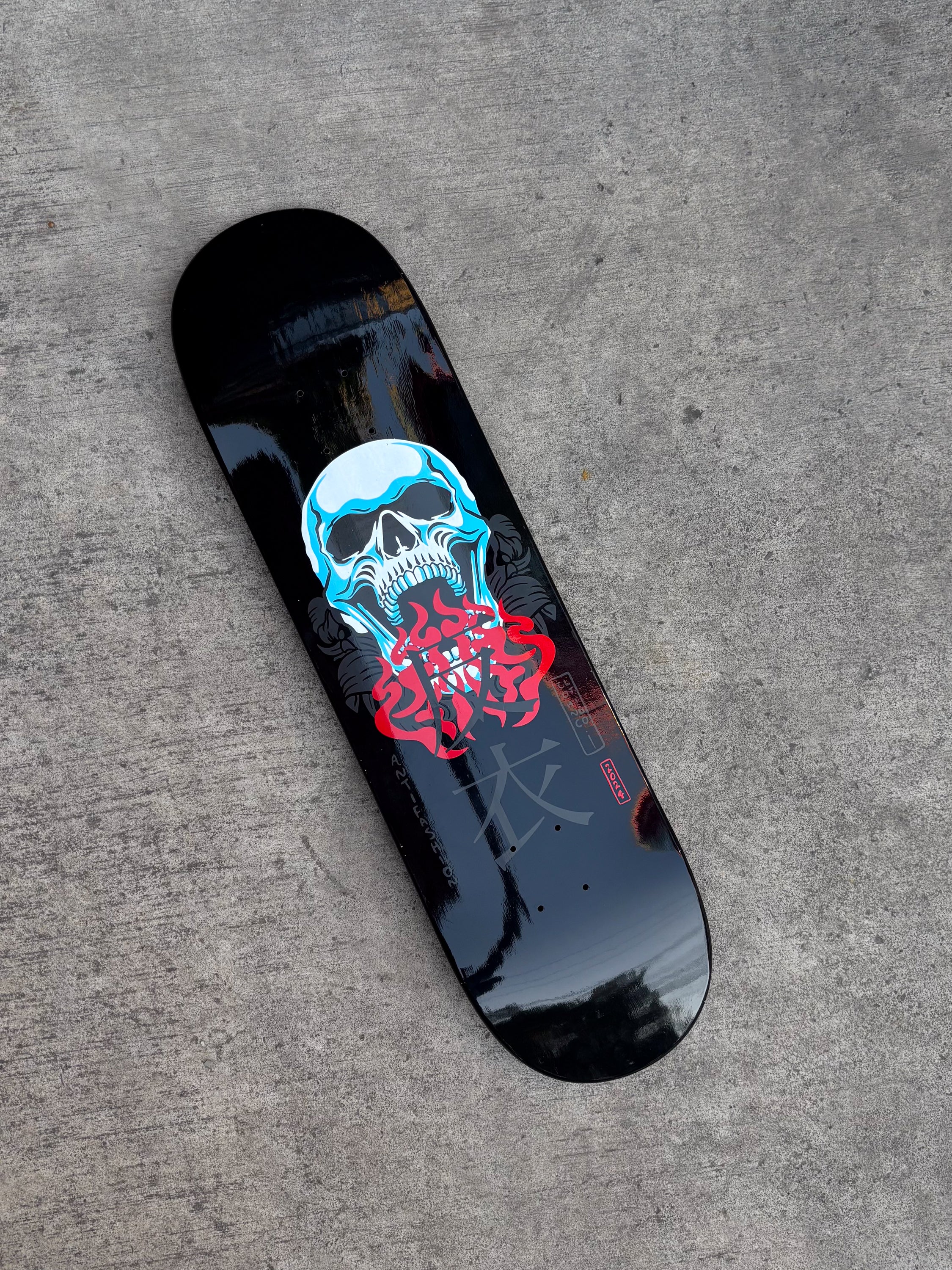 Tabla Skull Kanji