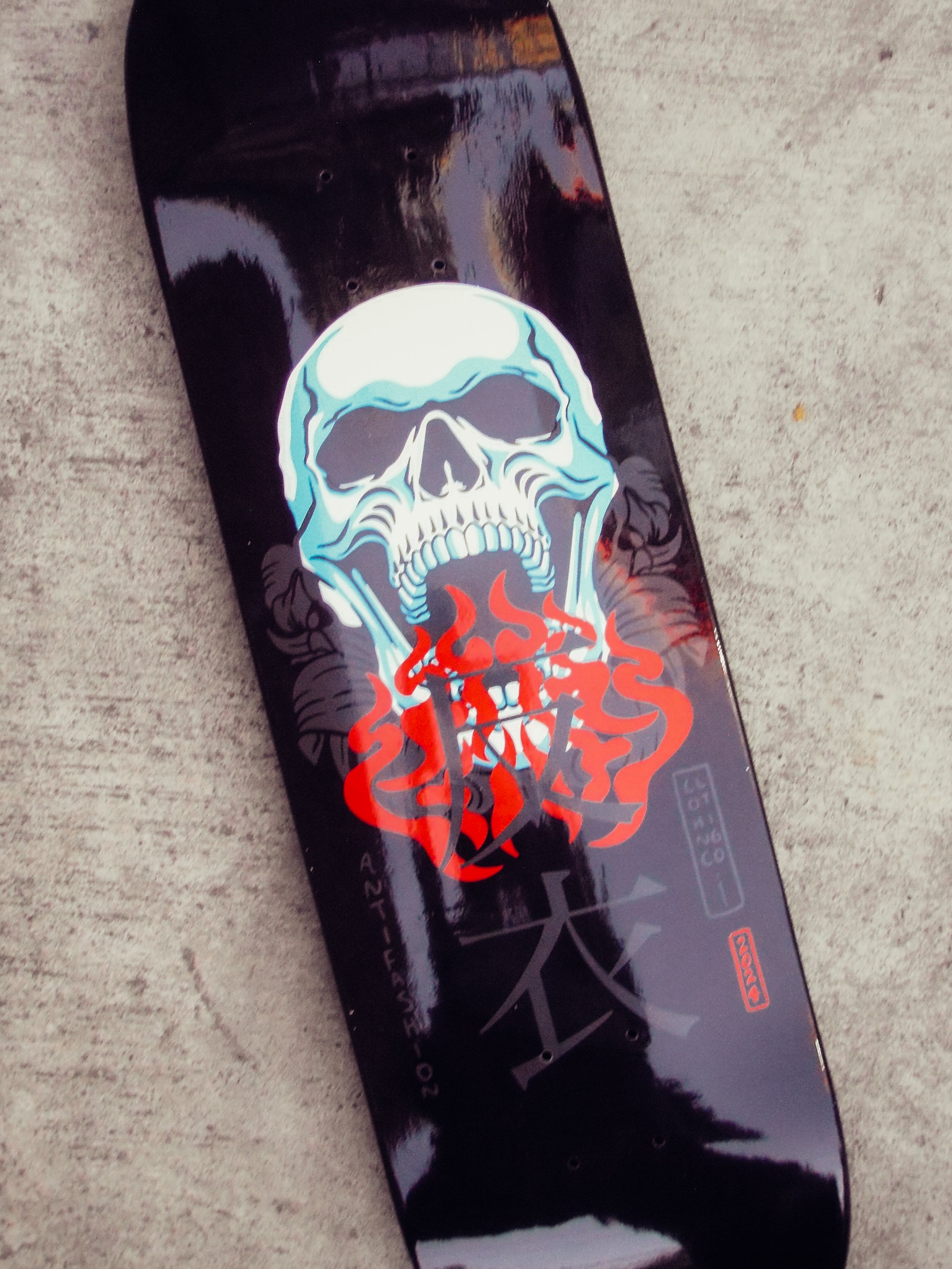 Tabla Skull Kanji