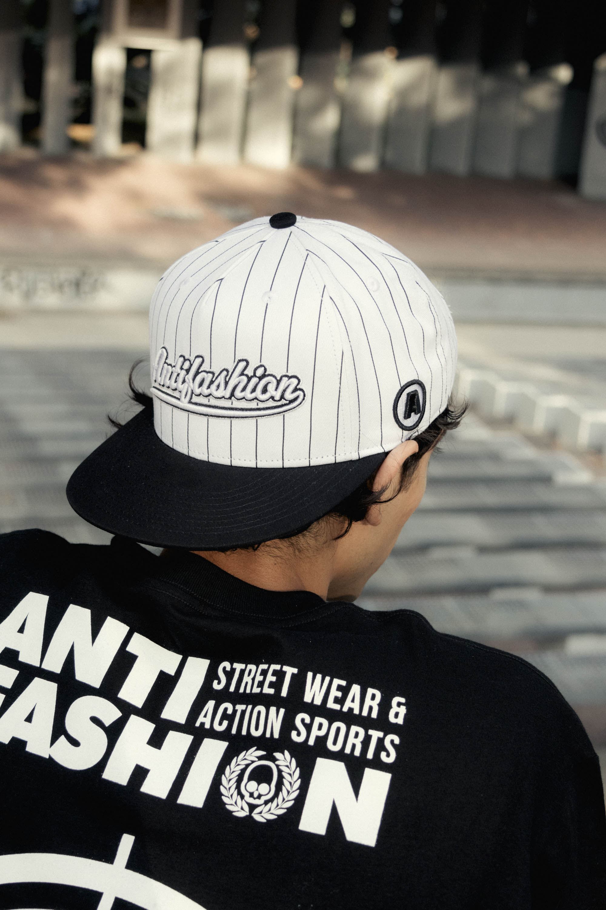 Gorra Baseball Black/White