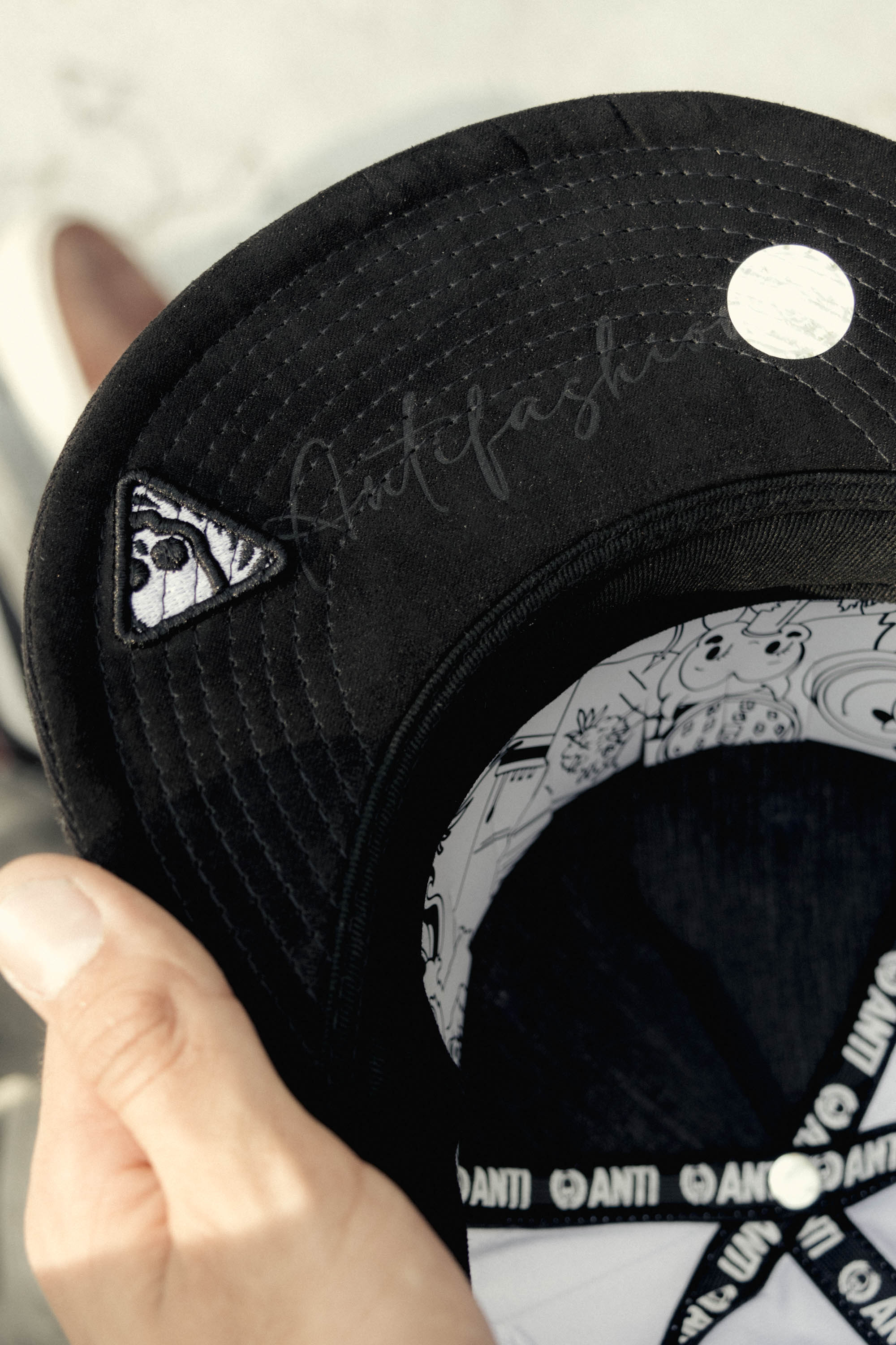 Gorra Baseball Black/White