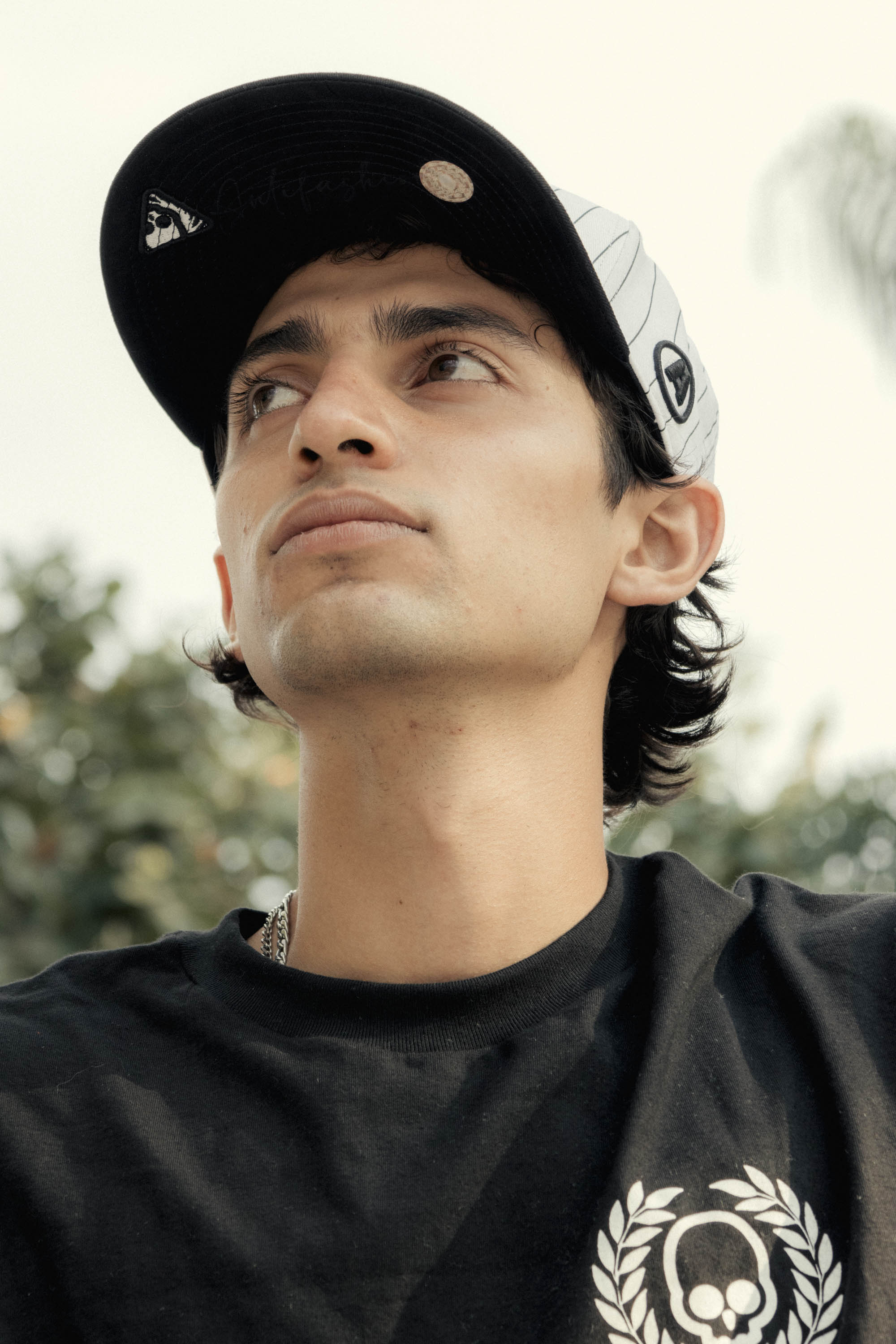 Gorra Baseball Black/White